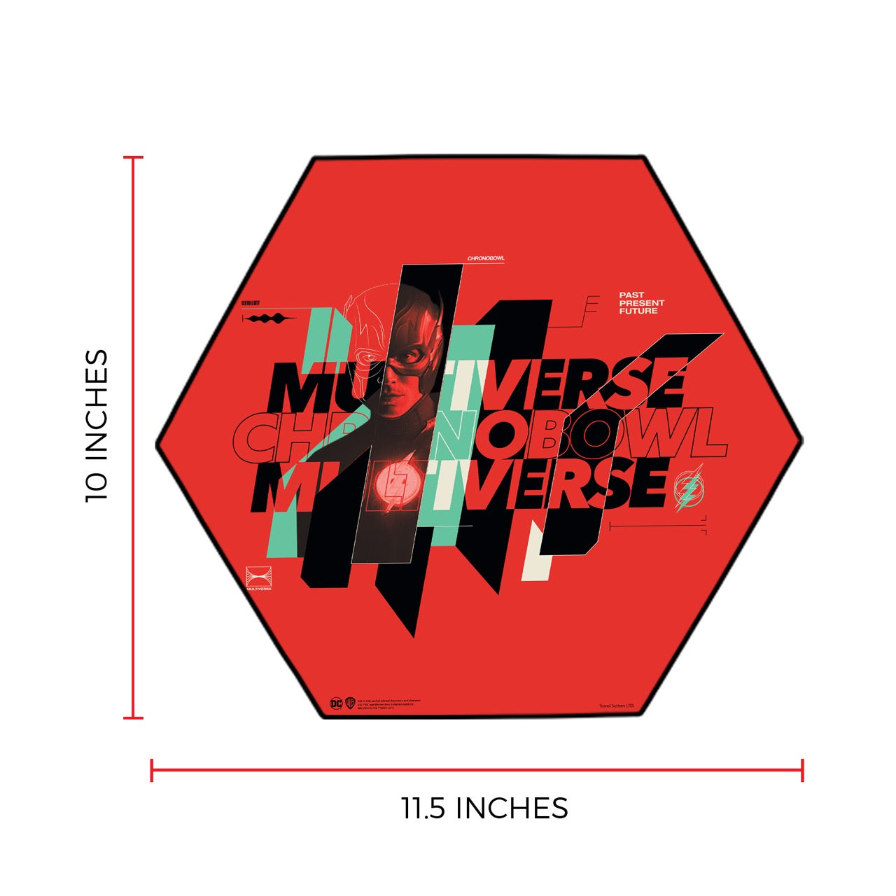 The Flash (Multiverse) KNEXAGON® Wood Print WPHEX6206