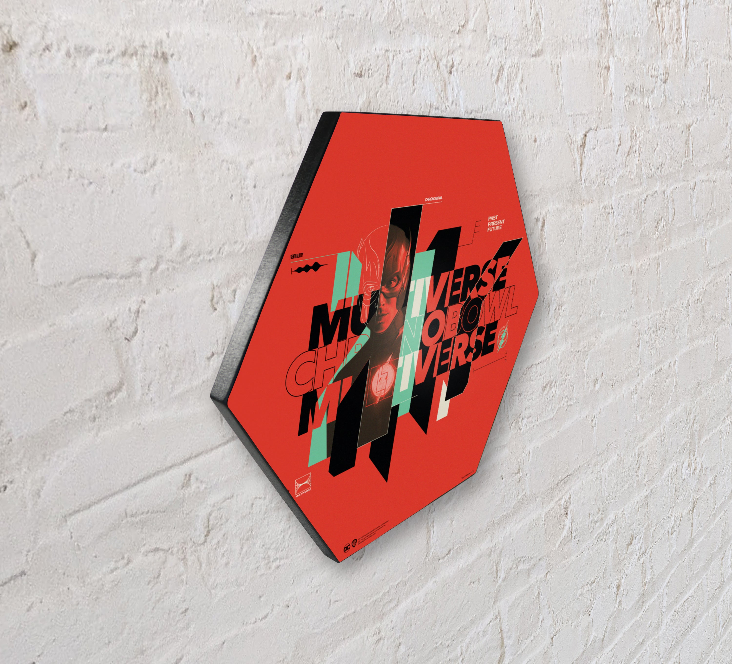 The Flash (Multiverse) KNEXAGON® Wood Print WPHEX6206