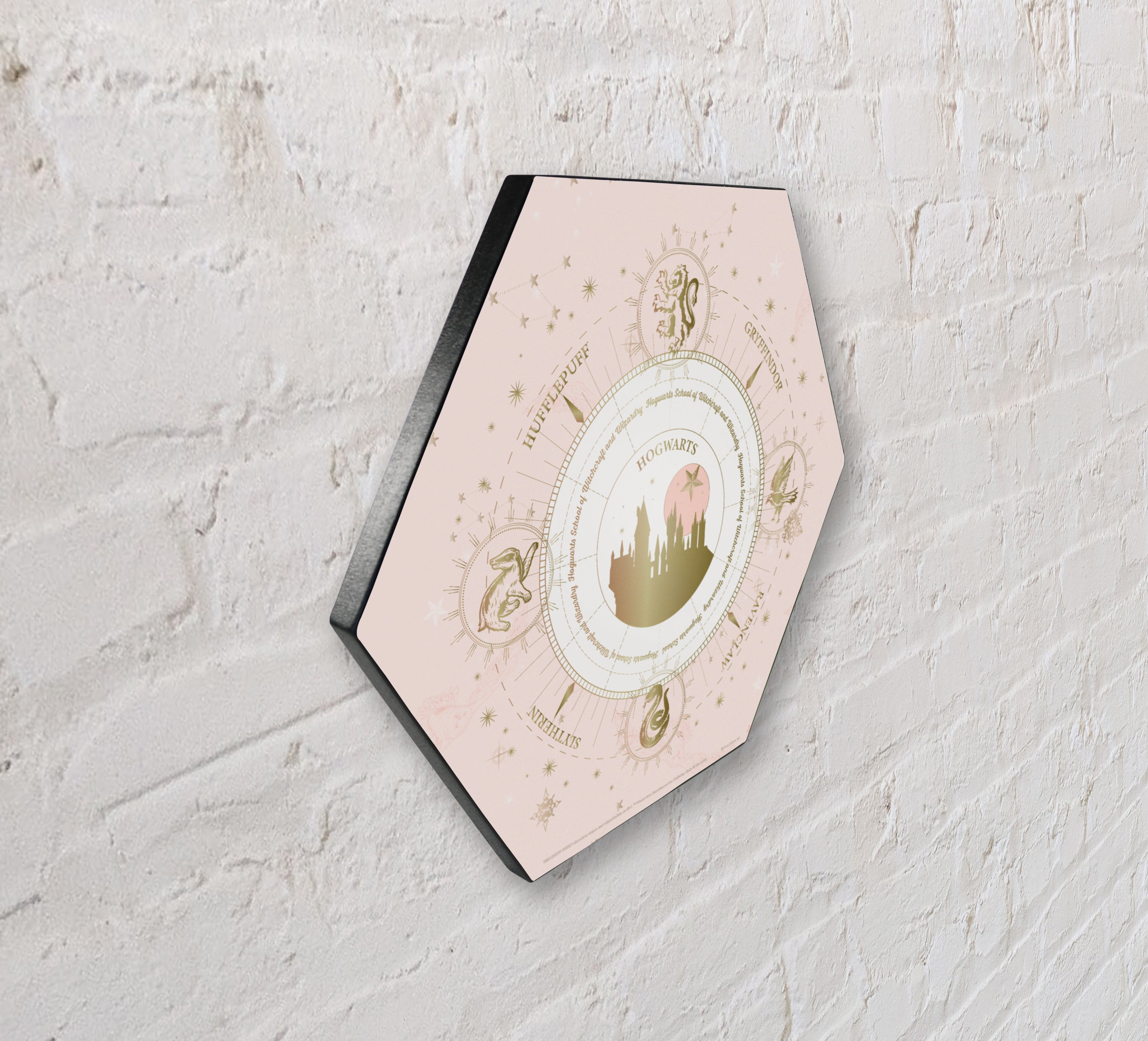 Harry Potter (Constellation - Hogwarts) KNEXAGON® Wood Print WPHEX6311HPCS