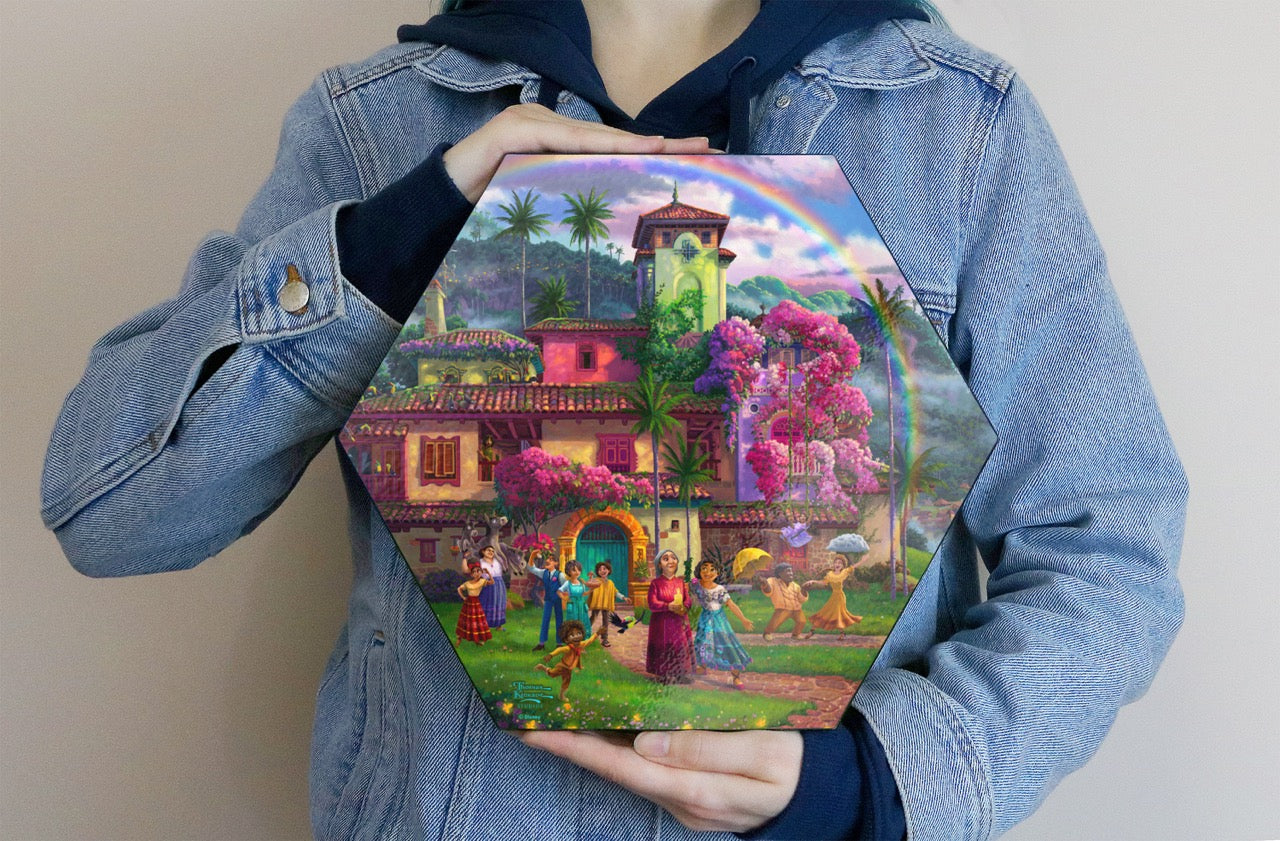 Disney (Encanto – The Miracle of Family) KNEXAGON™ Wood Print WPHEX6519