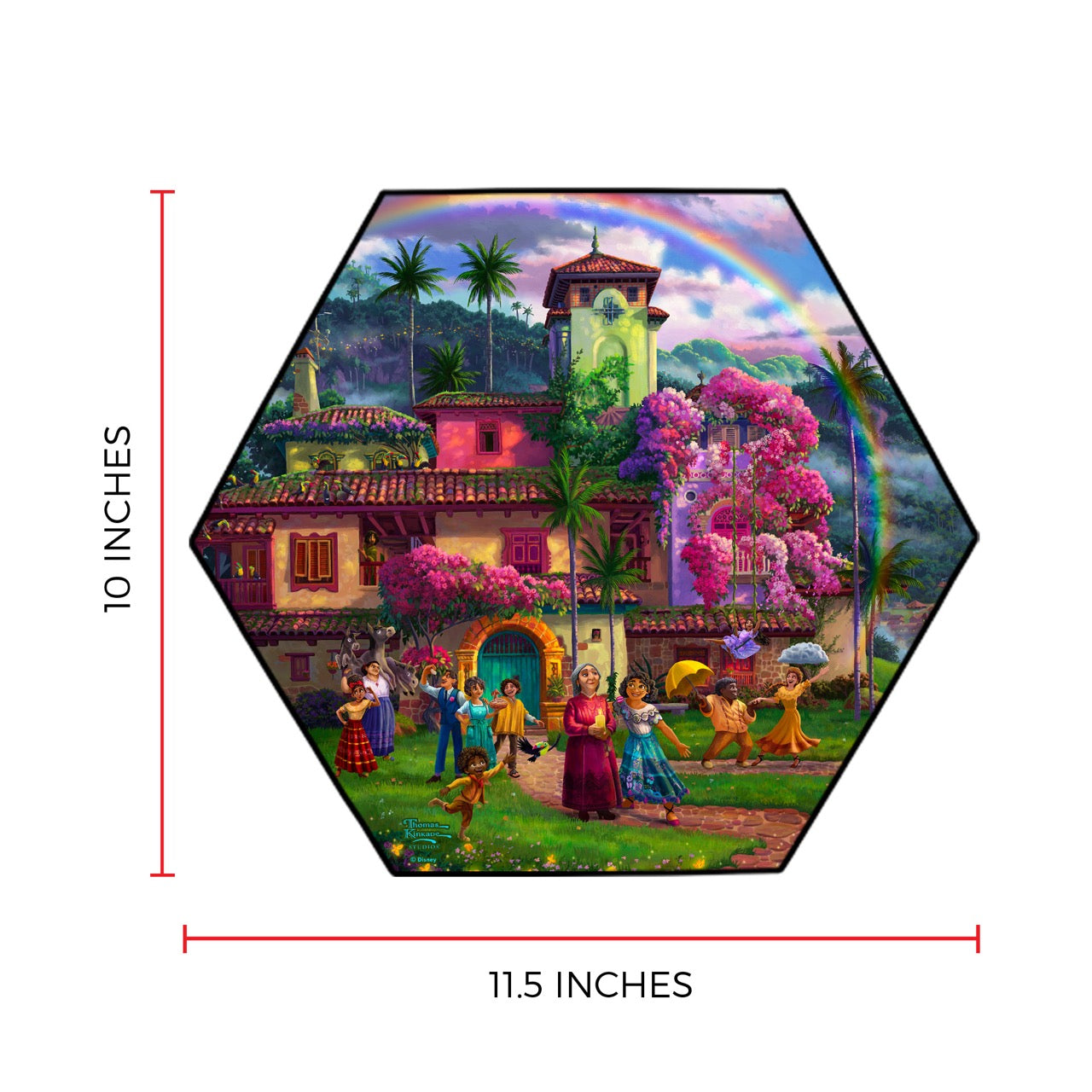 Disney (Encanto – The Miracle of Family) KNEXAGON™ Wood Print WPHEX6519