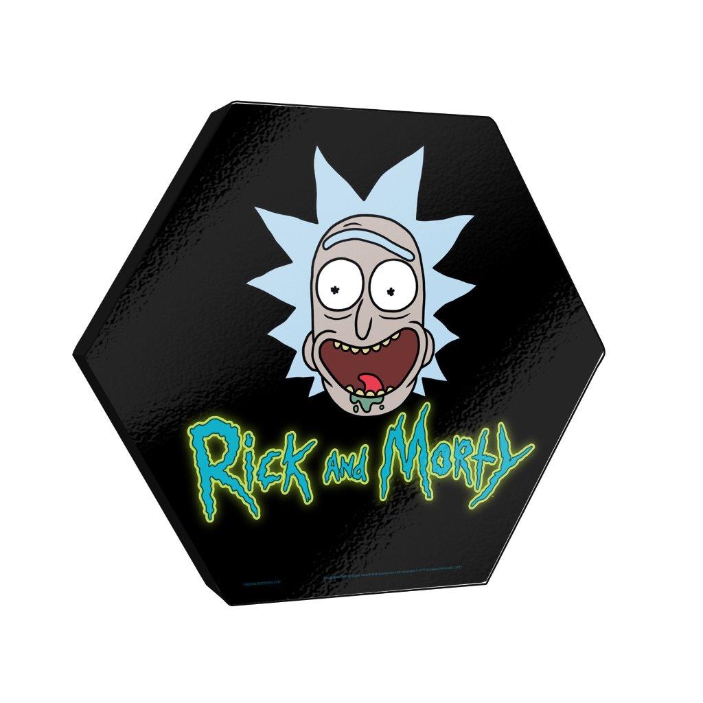 Rick and Morty (RICK) KNEXAGON® Wood Print WPHEX6547