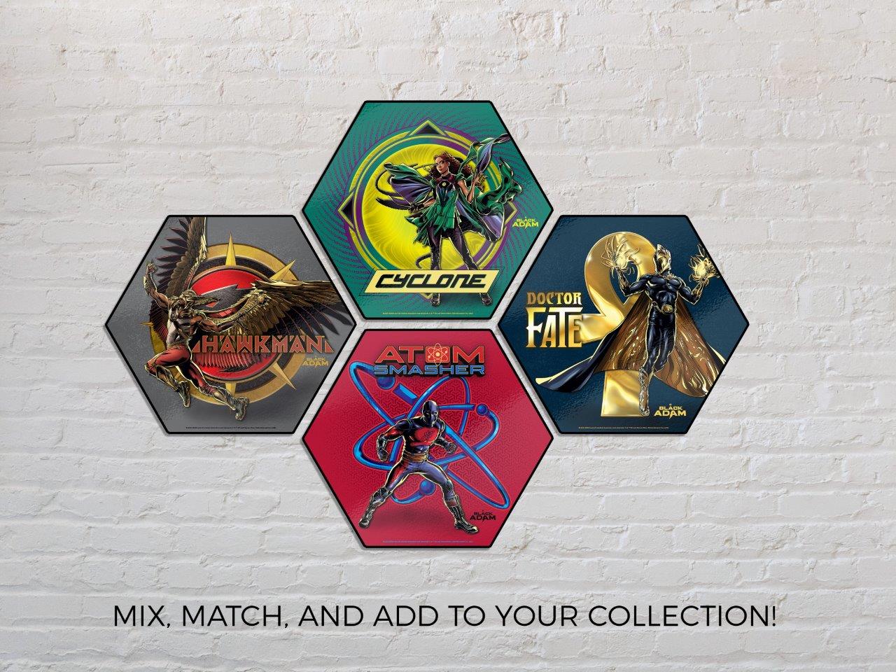 Black Adam (Doctor Fate) KNEXAGON® Wood Print WPHEX6647