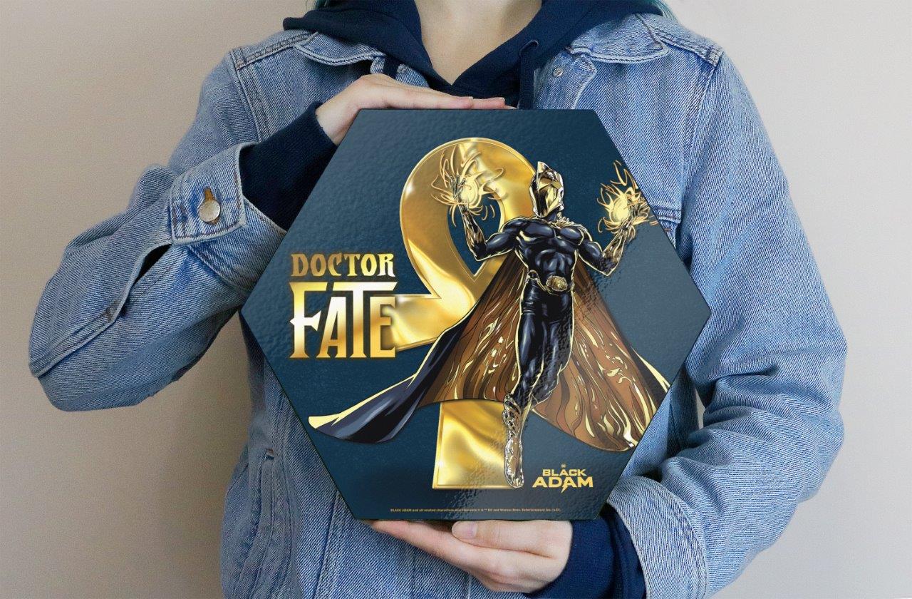 Black Adam (Doctor Fate) KNEXAGON® Wood Print WPHEX6647