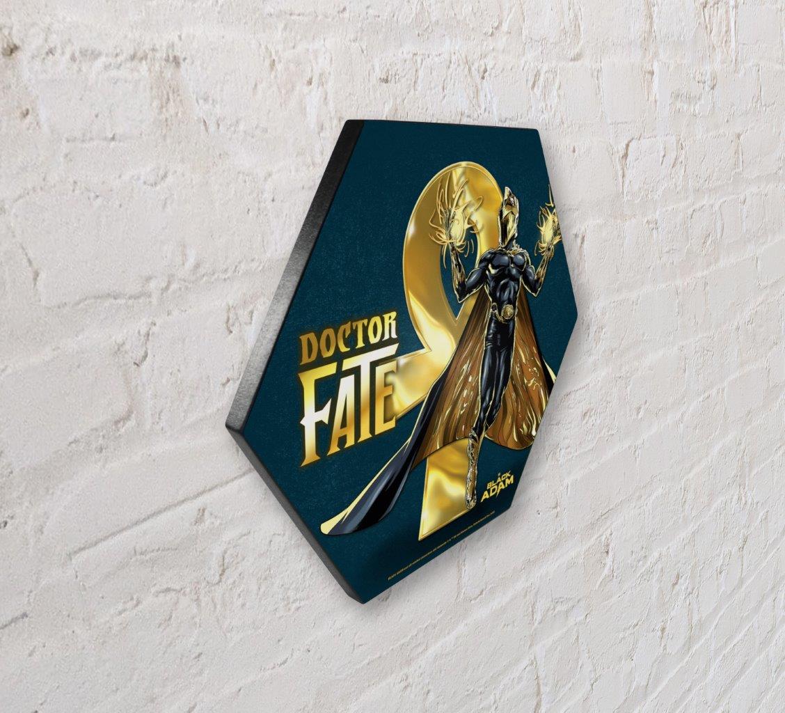 Black Adam (Doctor Fate) KNEXAGON® Wood Print WPHEX6647