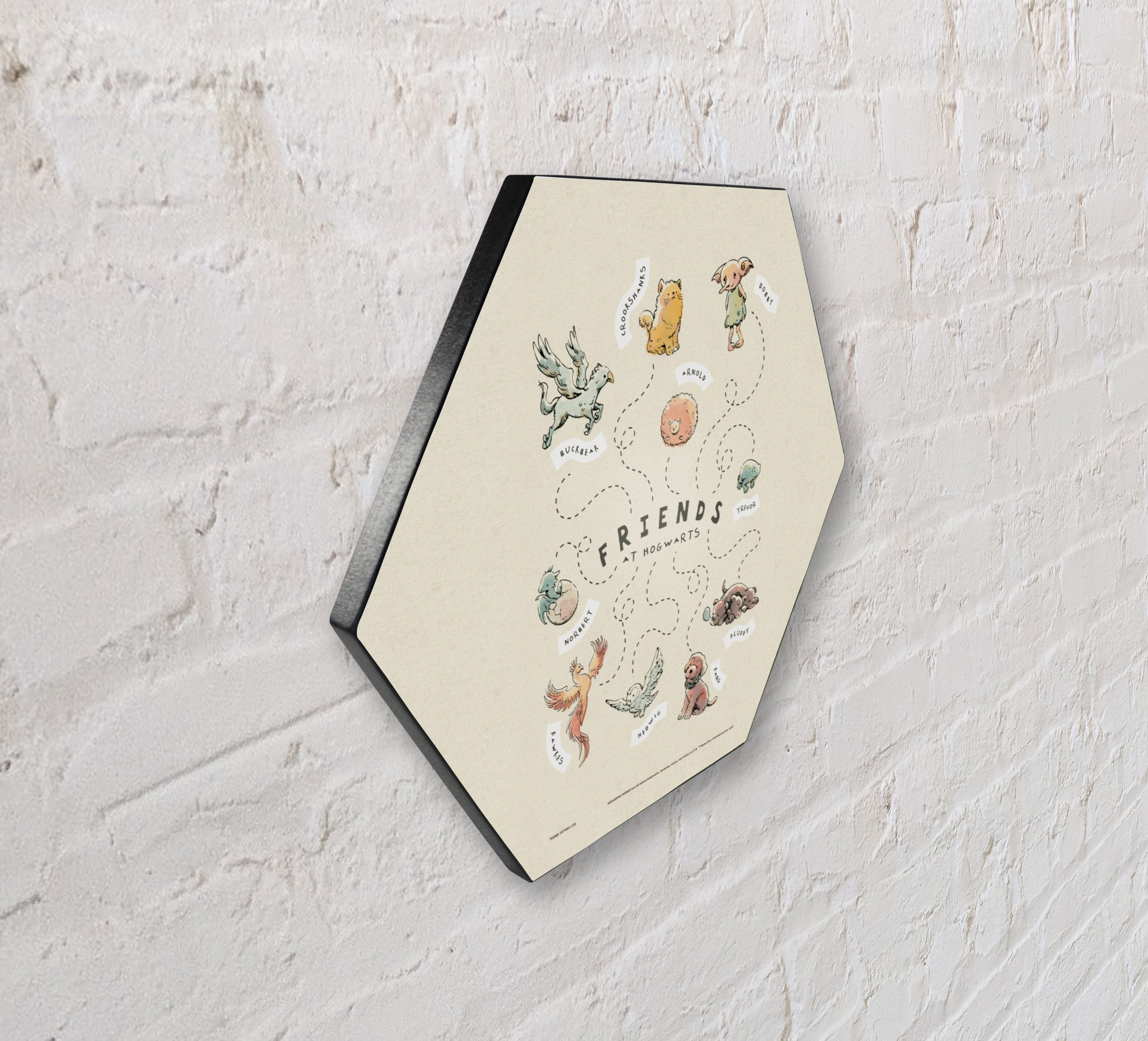 Harry Potter (Charming Vintage Friends) KNEXAGON® Wood Print WPHEX6895CHVN