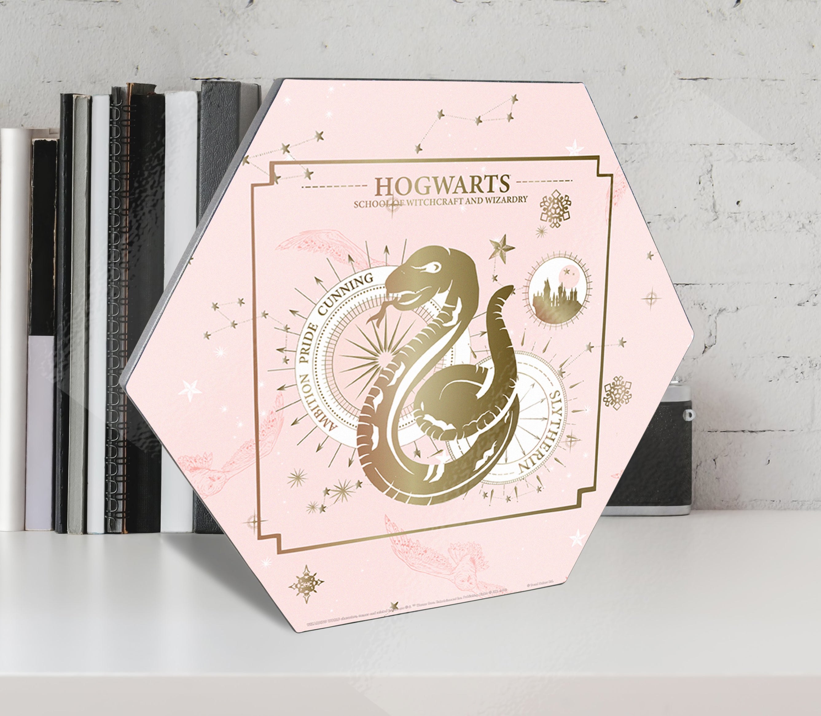 Harry Potter (Constellation - Slytherin) KNEXAGON® Wood Print WPHEX6933HPCS