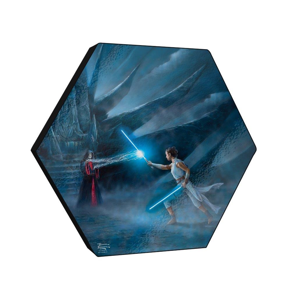 Star Wars (Reys Awakening) KNEXAGON® Wood Print WPHEX7214