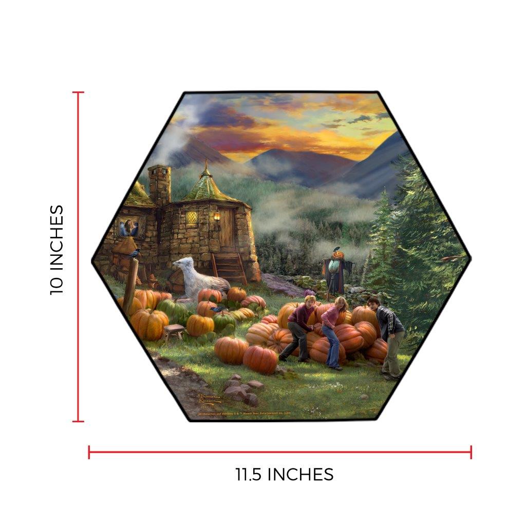 Harry Potter Thomas Kinkade Studios (Hagrid's Hut) KNEXAGON™ Wood Print WPHEX7410