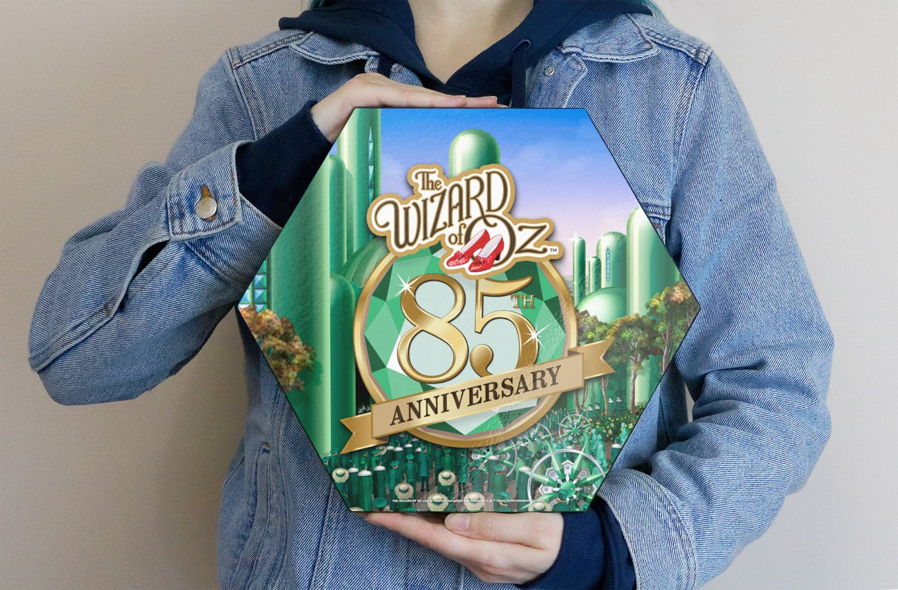 The Wizard of Oz (85th Anniversary - Emerald City) KNEXAGON Wood Print WPHEX7956