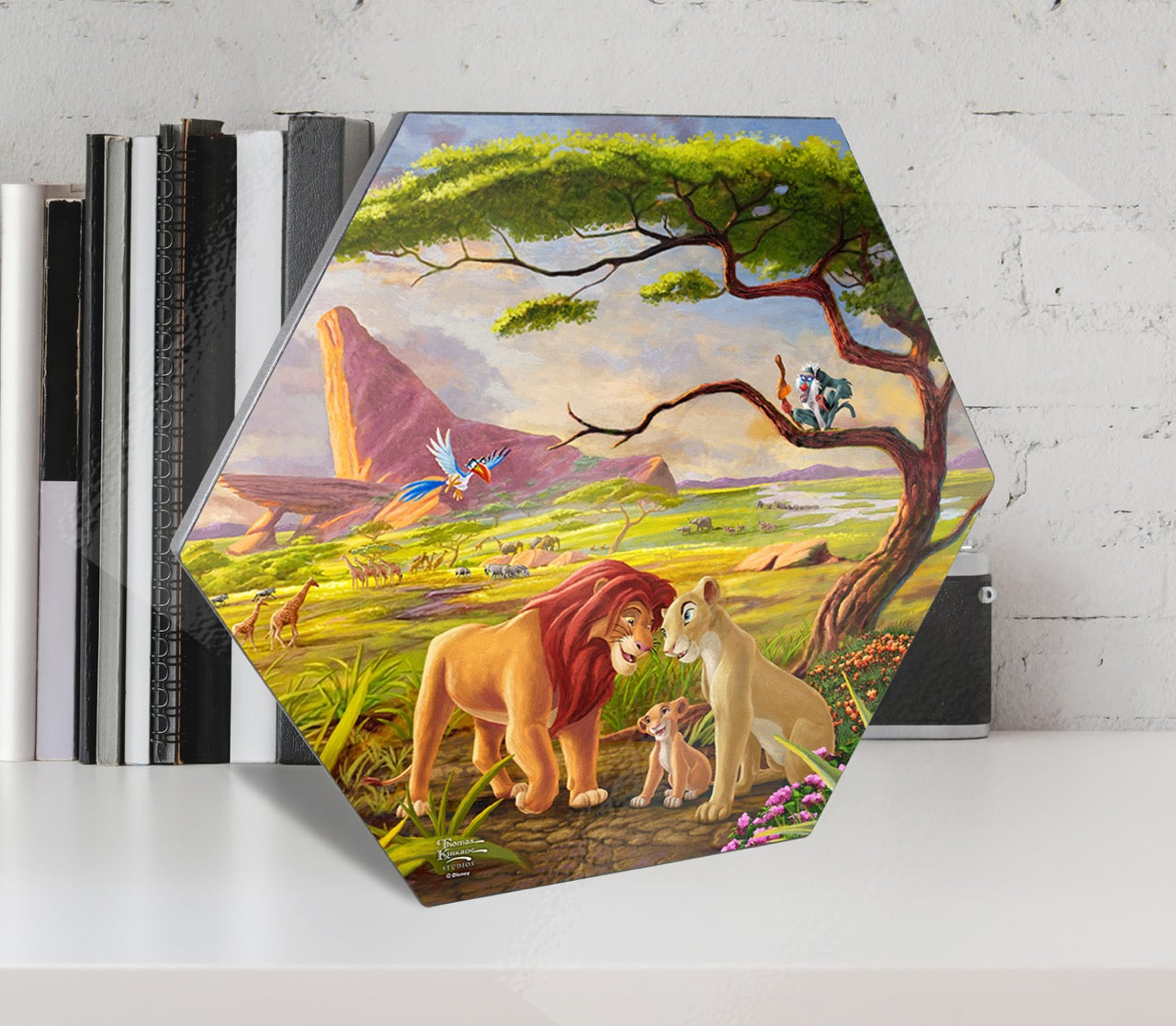 Disney (Remember Who You Are) KNEXAGON® Wood Print WPHEX8165