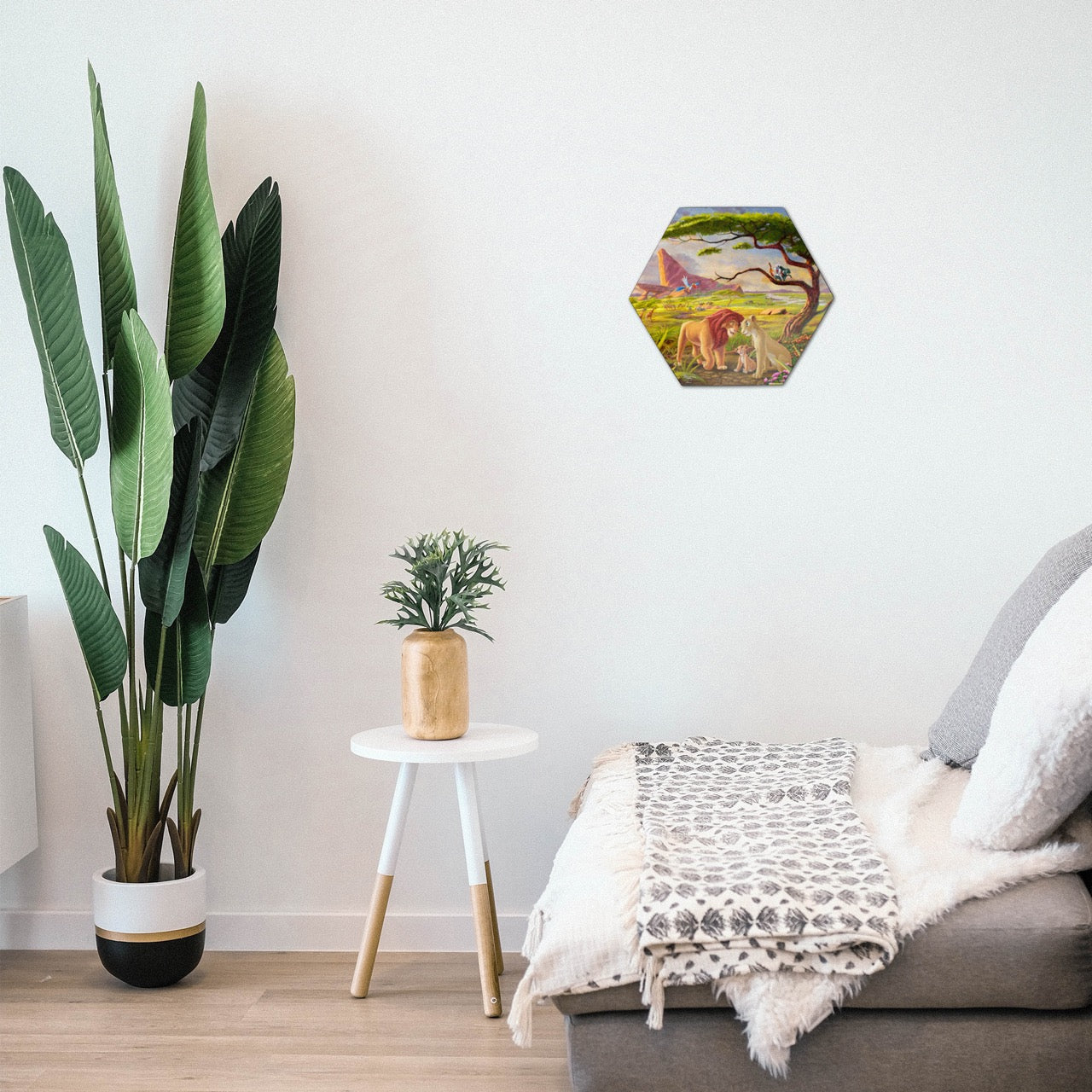 Disney (Remember Who You Are) KNEXAGON® Wood Print WPHEX8165