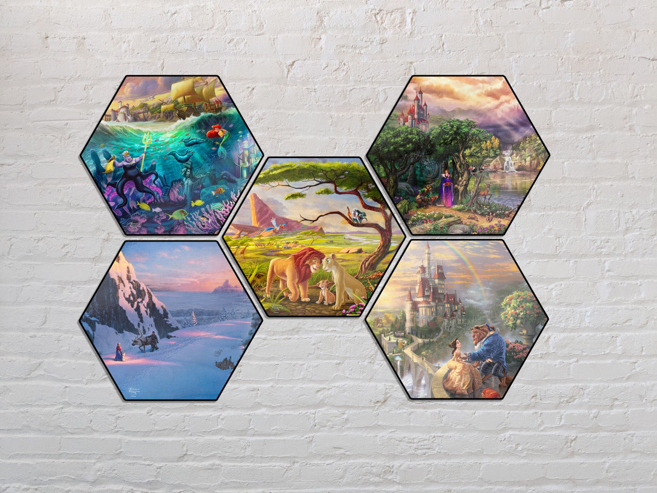 Disney (Remember Who You Are) KNEXAGON® Wood Print WPHEX8165