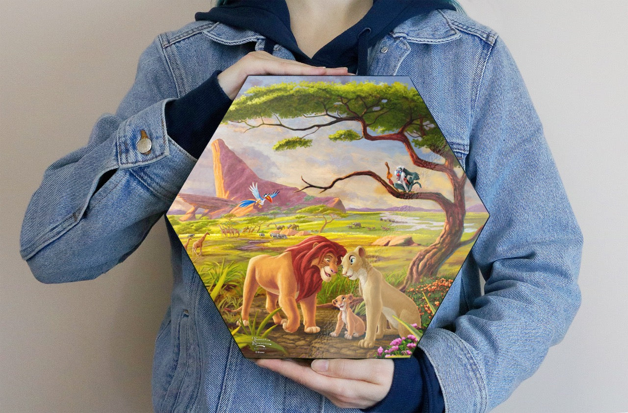 Disney (Remember Who You Are) KNEXAGON® Wood Print WPHEX8165