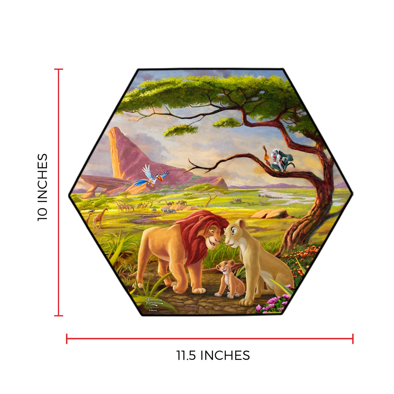 Disney (Remember Who You Are) KNEXAGON® Wood Print WPHEX8165