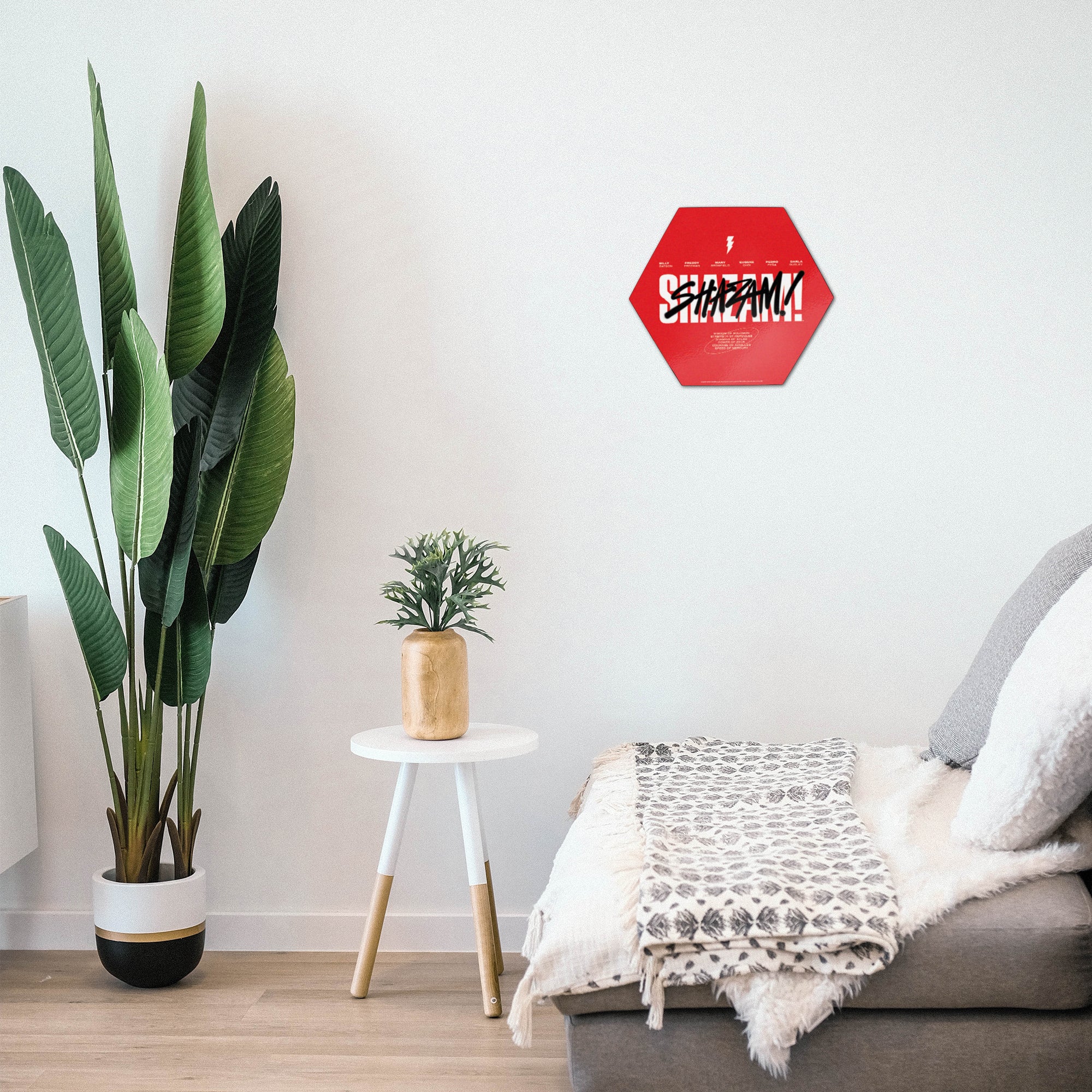 Shazam! Fury Of The Gods (Shazam!) KNEXAGON® Wood Print WPHEX8286