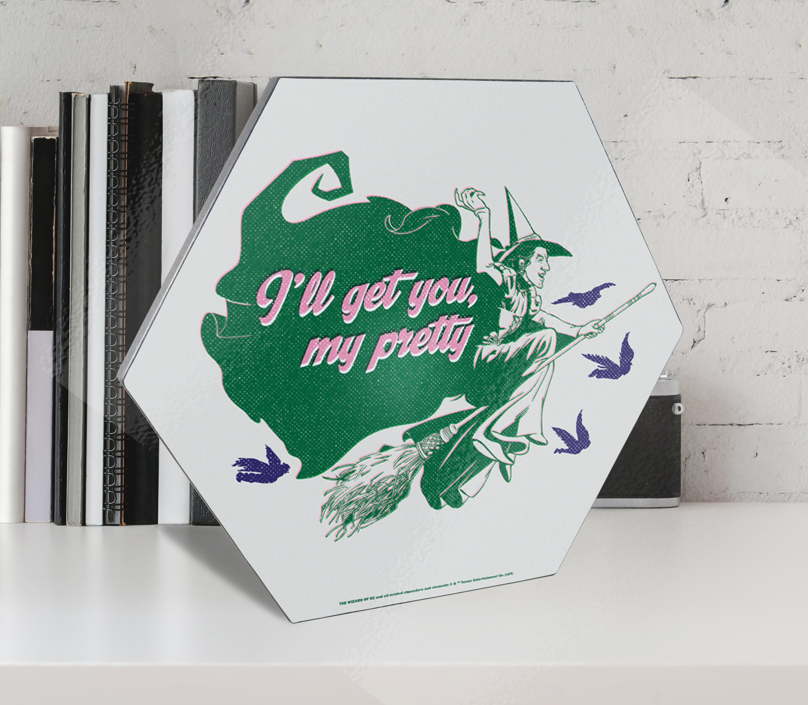 The Wizard of Oz (85th Anniversary - Wicked Witch of the West) KNEXAGON Wood Print WPHEX8295