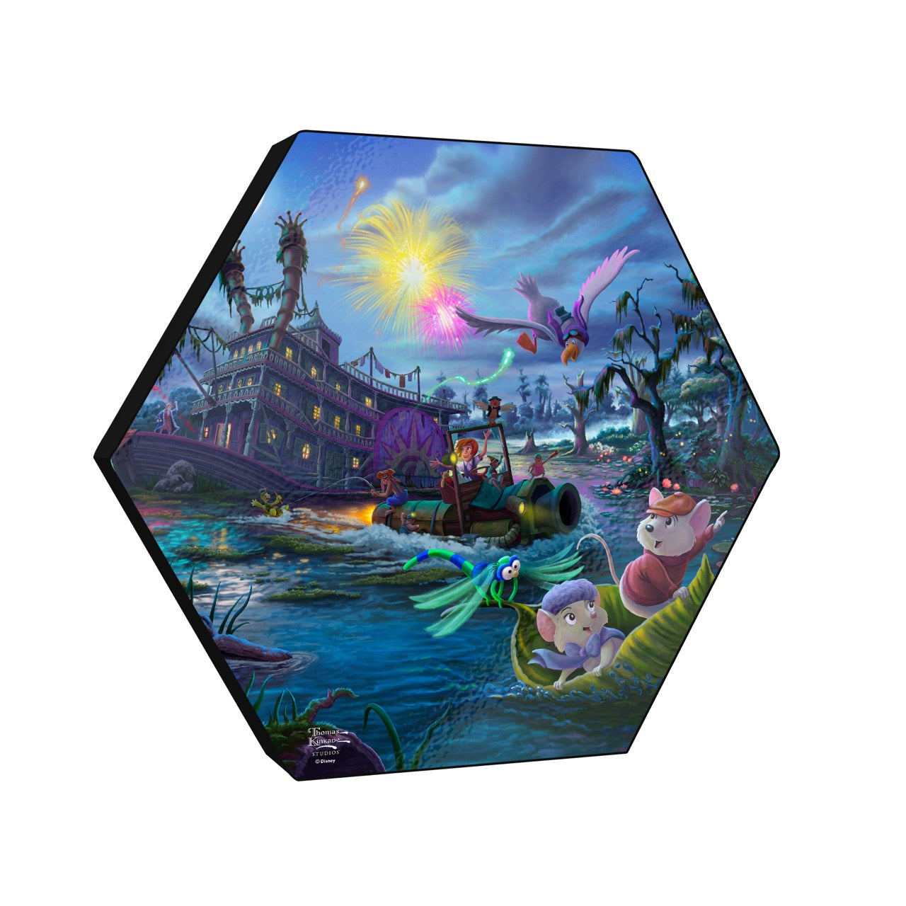Disney (The Rescuers) KNEXAGON® Wood Print WPHEX8469