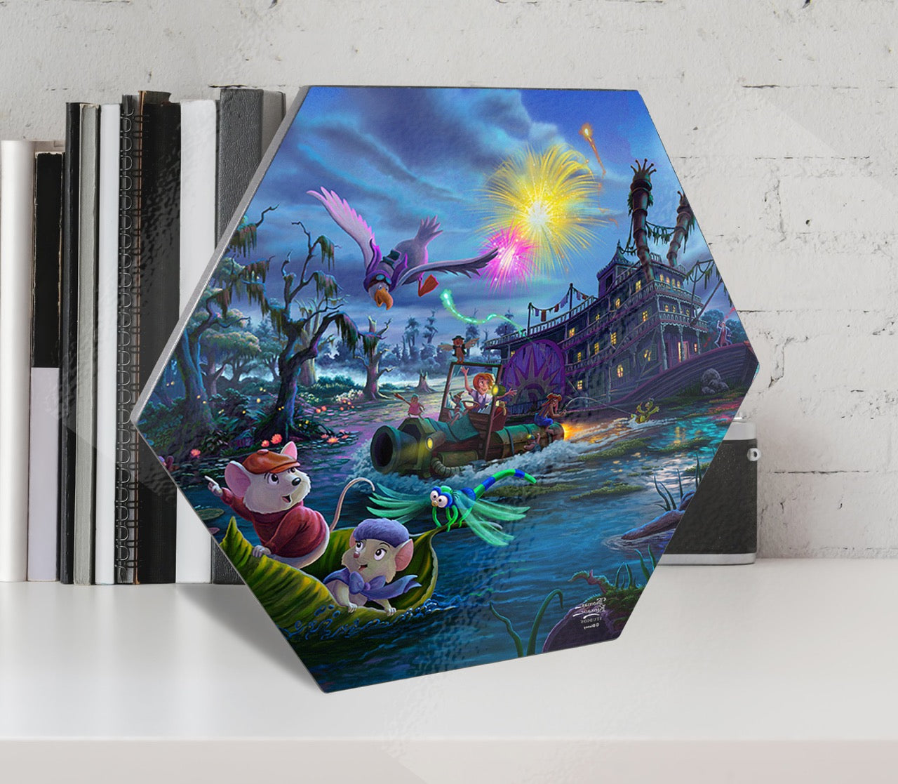 Disney (The Rescuers) KNEXAGON® Wood Print WPHEX8469