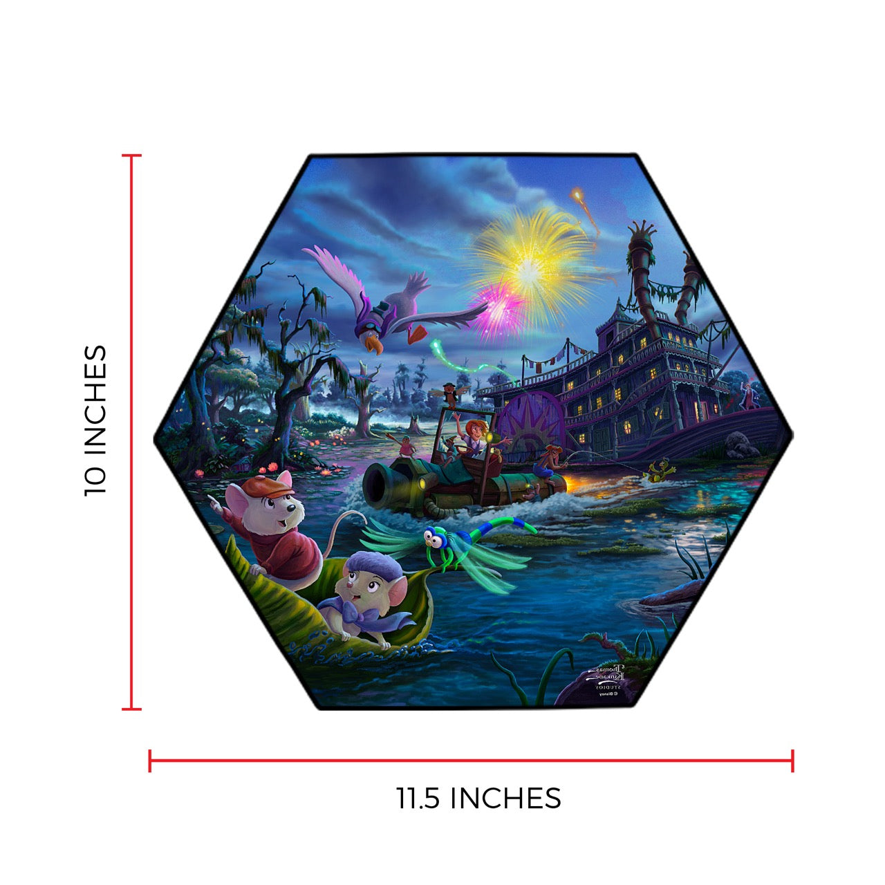 Disney (The Rescuers) KNEXAGON® Wood Print WPHEX8469