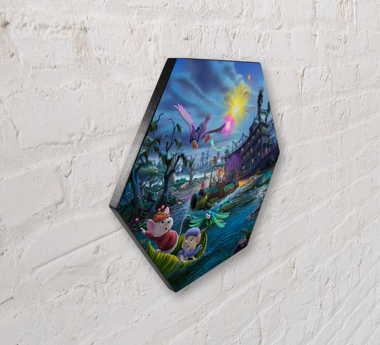 Disney (The Rescuers) KNEXAGON® Wood Print WPHEX8469