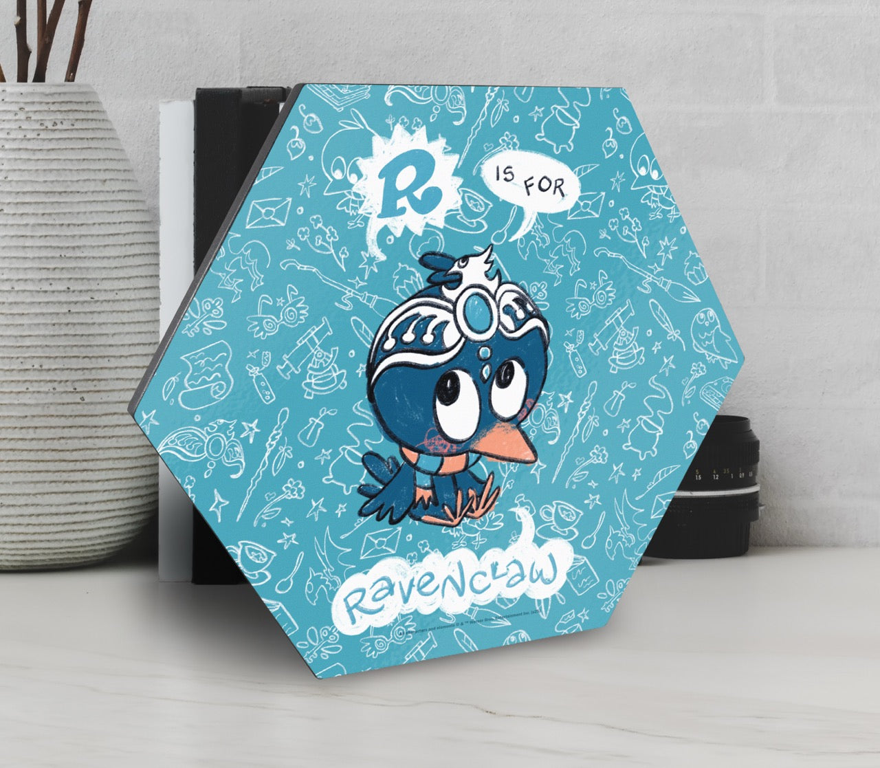 Harry Potter (R is for Ravenclaw) KNEXAGON™ Wood Print WPHEX8591