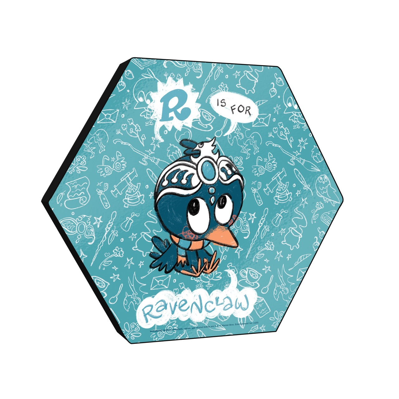 Harry Potter (R is for Ravenclaw) KNEXAGON™ Wood Print WPHEX8591