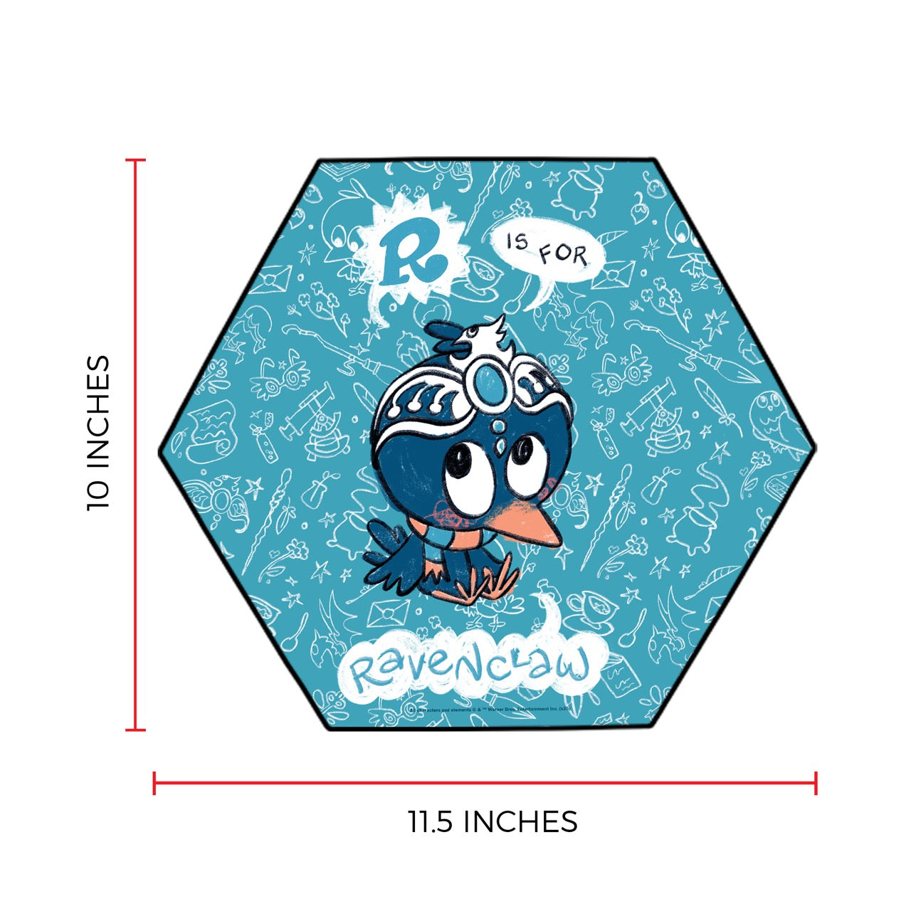 Harry Potter (R is for Ravenclaw) KNEXAGON™ Wood Print WPHEX8591