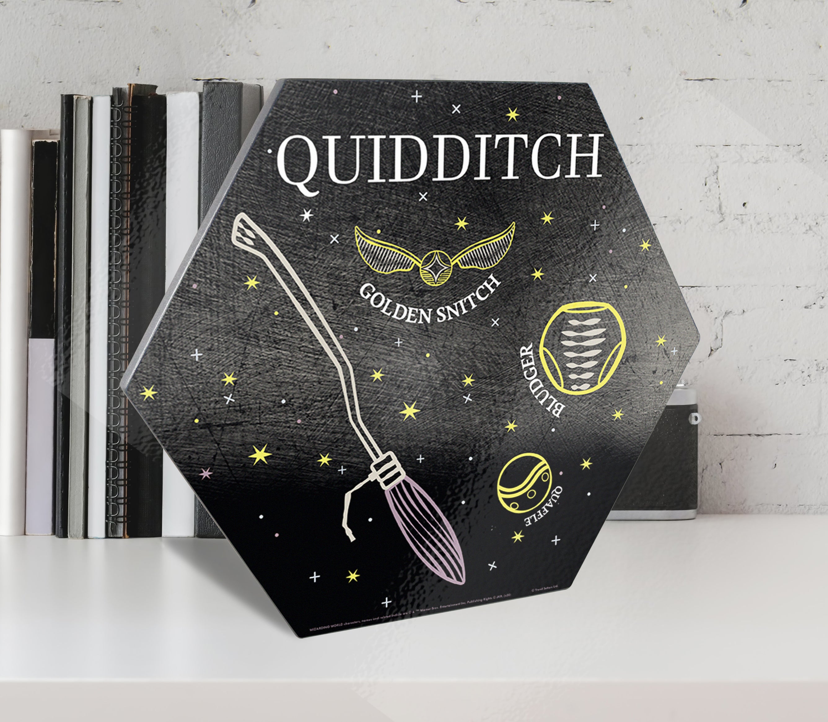 Harry Potter (Quidditch - Artifact Constellation) KNEXAGON® Wood Print WPHEX8672HPAR