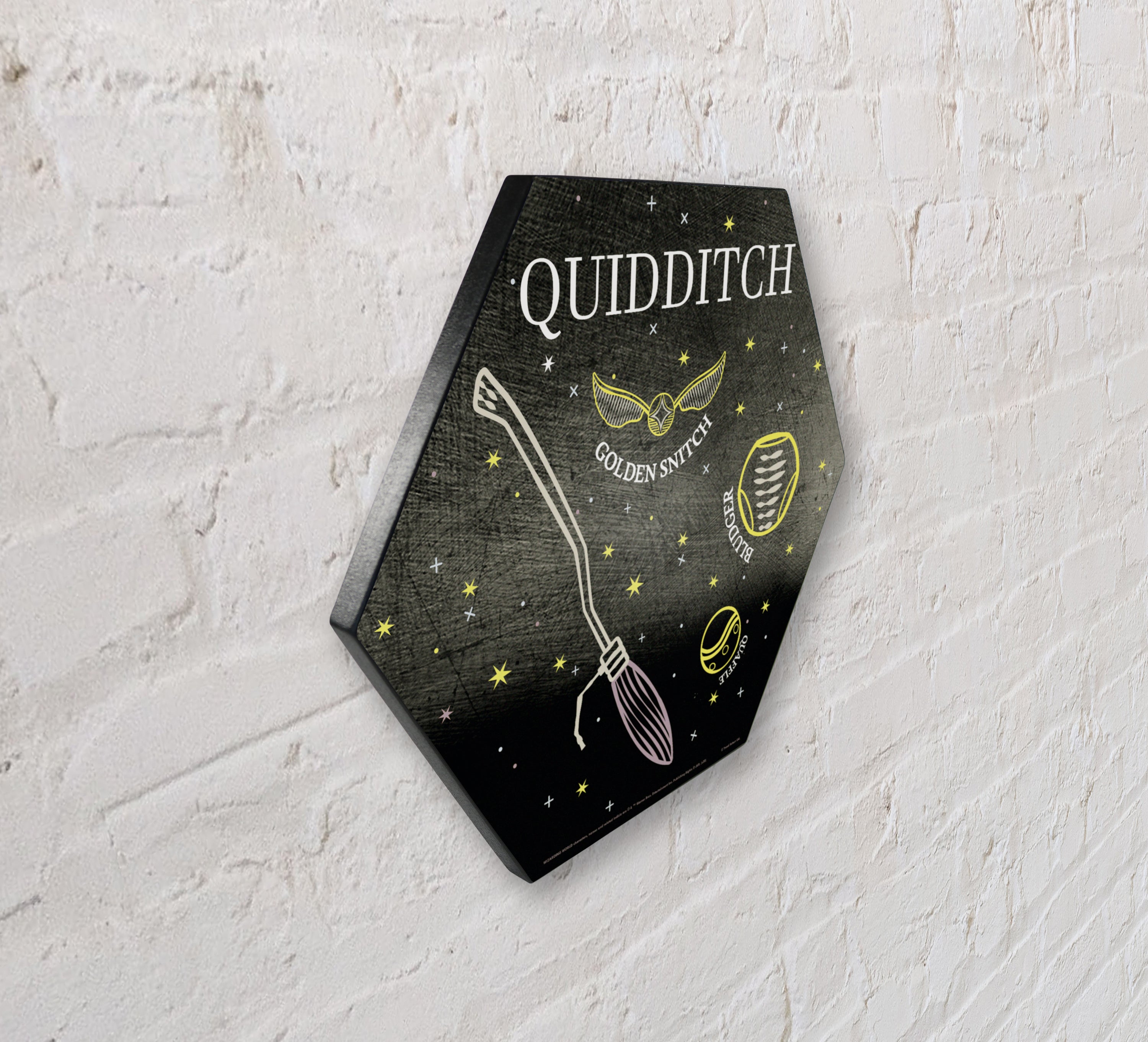 Harry Potter (Quidditch - Artifact Constellation) KNEXAGON® Wood Print WPHEX8672HPAR
