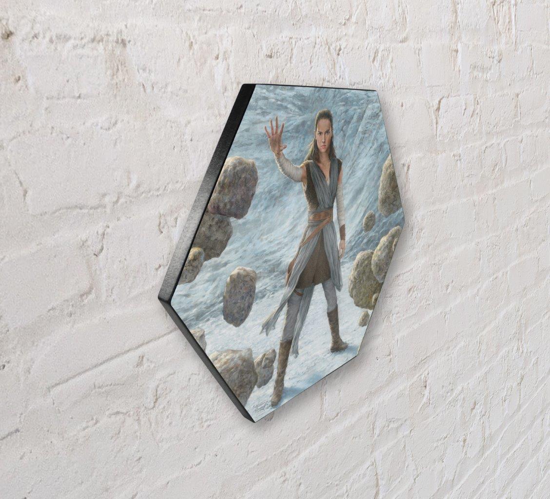 Star Wars (Rey of Hope) KNEXAGON® Wood Print WPHEX9524