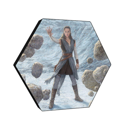 Star Wars (Rey of Hope) KNEXAGON® Wood Print WPHEX9524