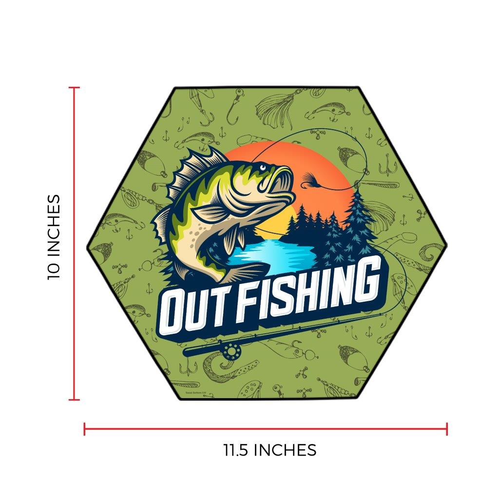 Trend Setters Original (Out Fishing) KNEXAGON™ Wood Print WPHEX9638