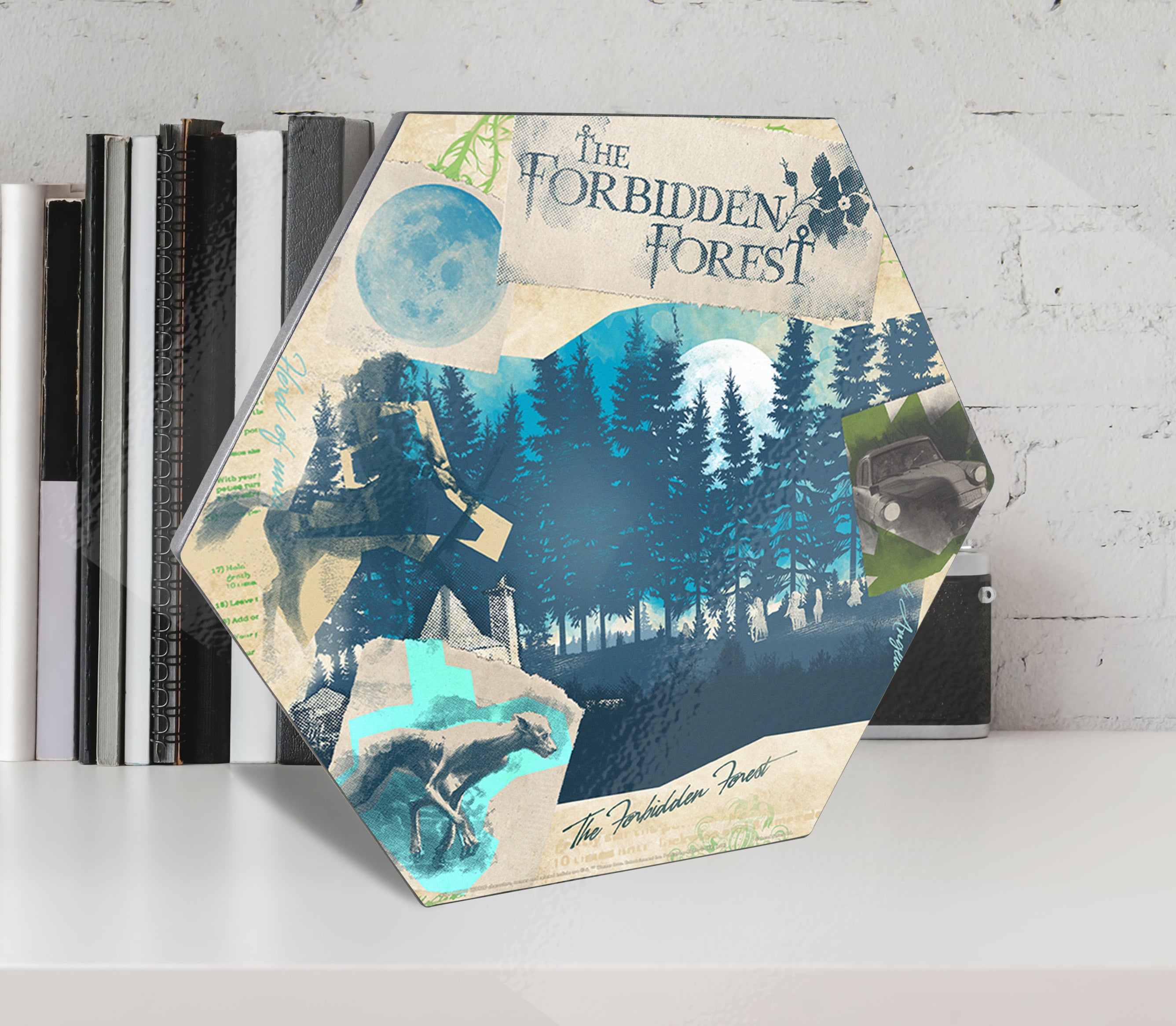 Harry Potter (The Forbidden Forest) KNEXAGON® Wood Print WPHEX9778HPPL