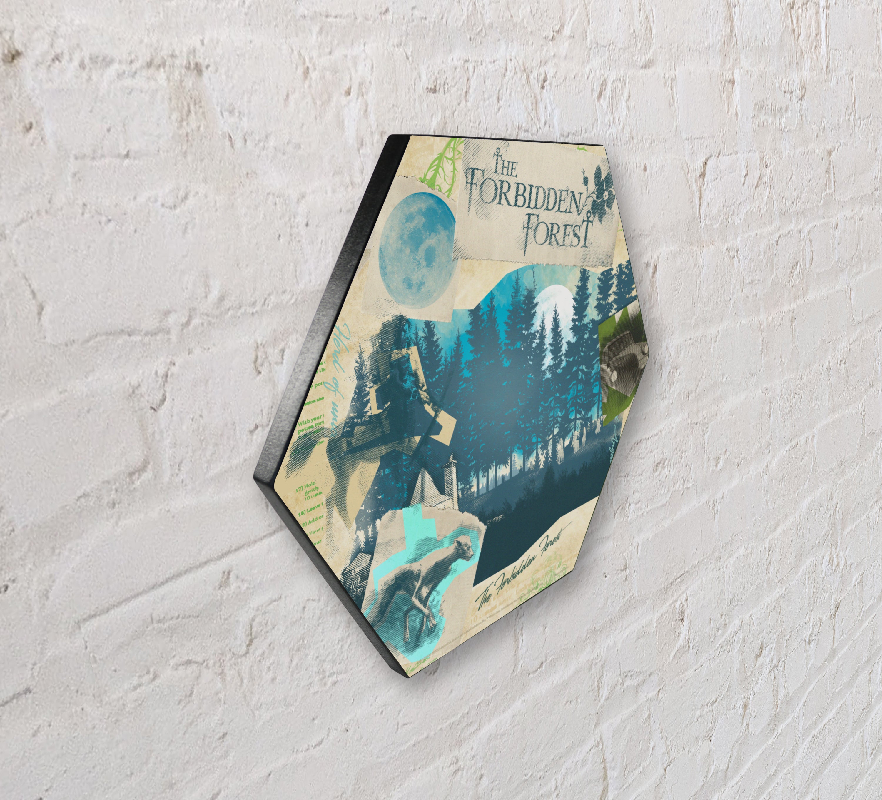 Harry Potter (The Forbidden Forest) KNEXAGON® Wood Print WPHEX9778HPPL