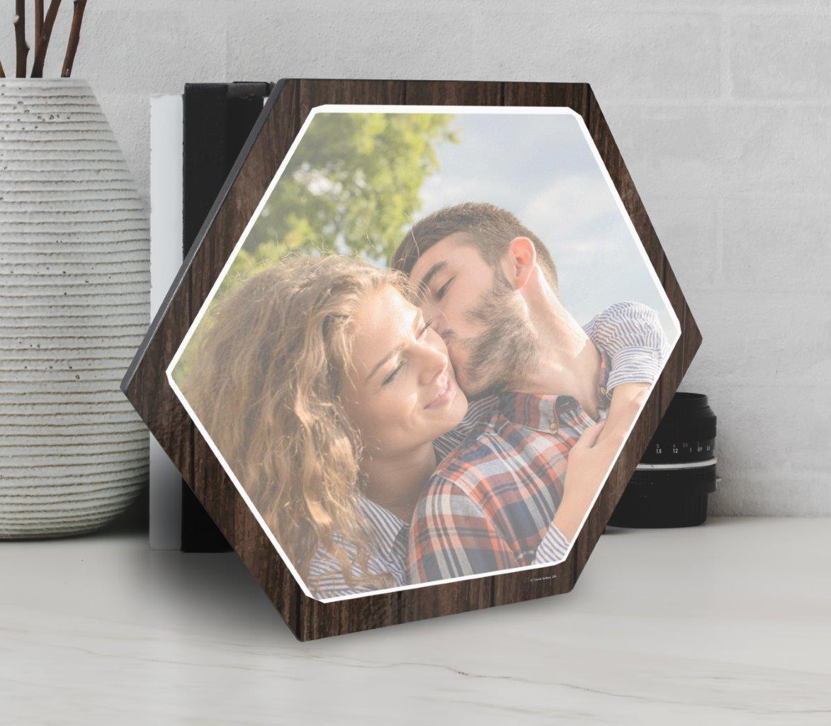 Family Collection (Family is Everything - Full Photo - Upload) 11.5" X 10" KNEXAGON Wood Print