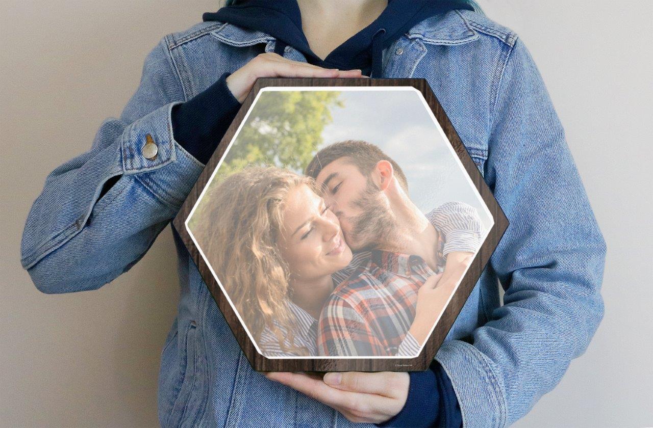 Family Collection (Family is Everything - Full Photo - Upload) 11.5" X 10" KNEXAGON Wood Print