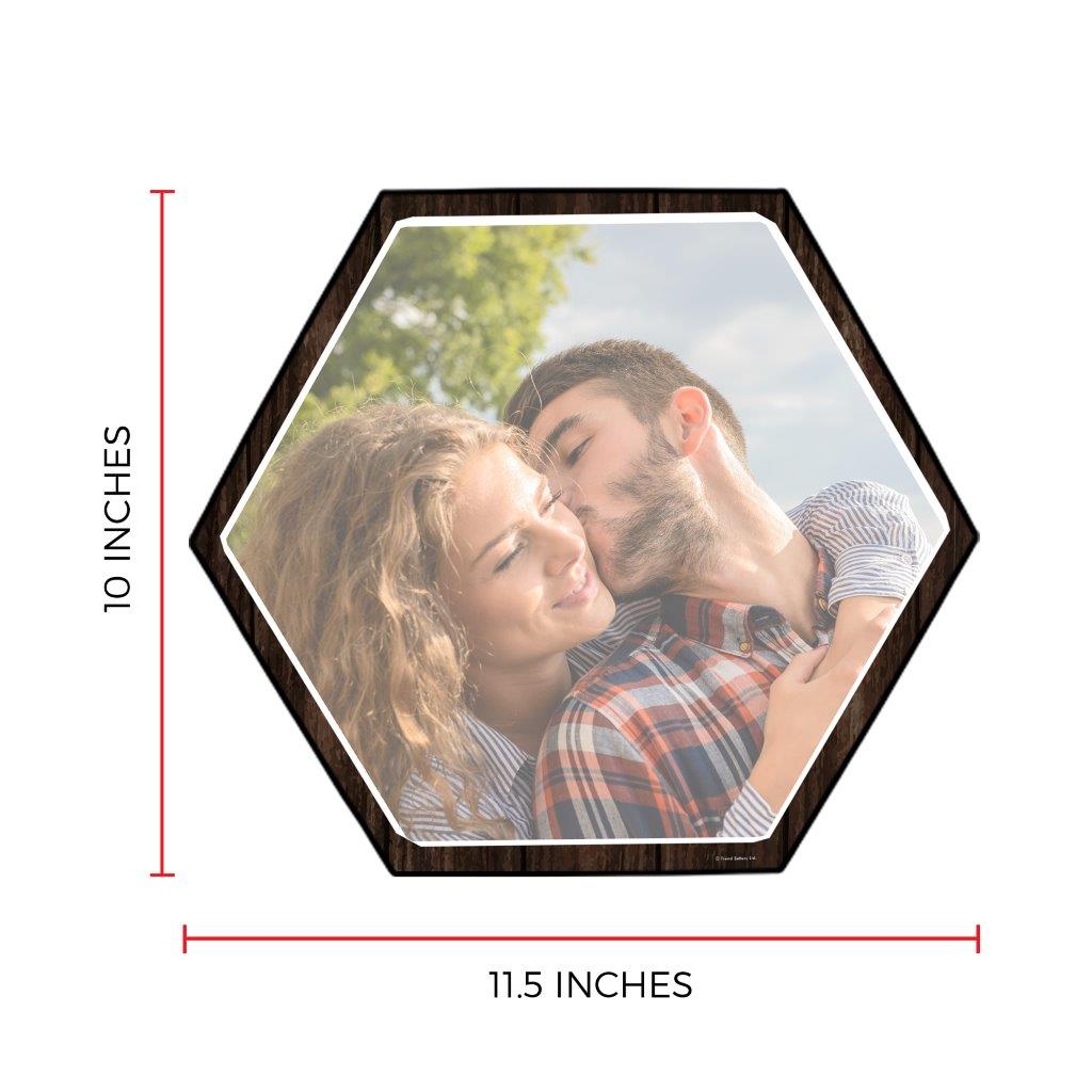 Family Collection (Family is Everything - Full Photo - Upload) 11.5" X 10" KNEXAGON Wood Print