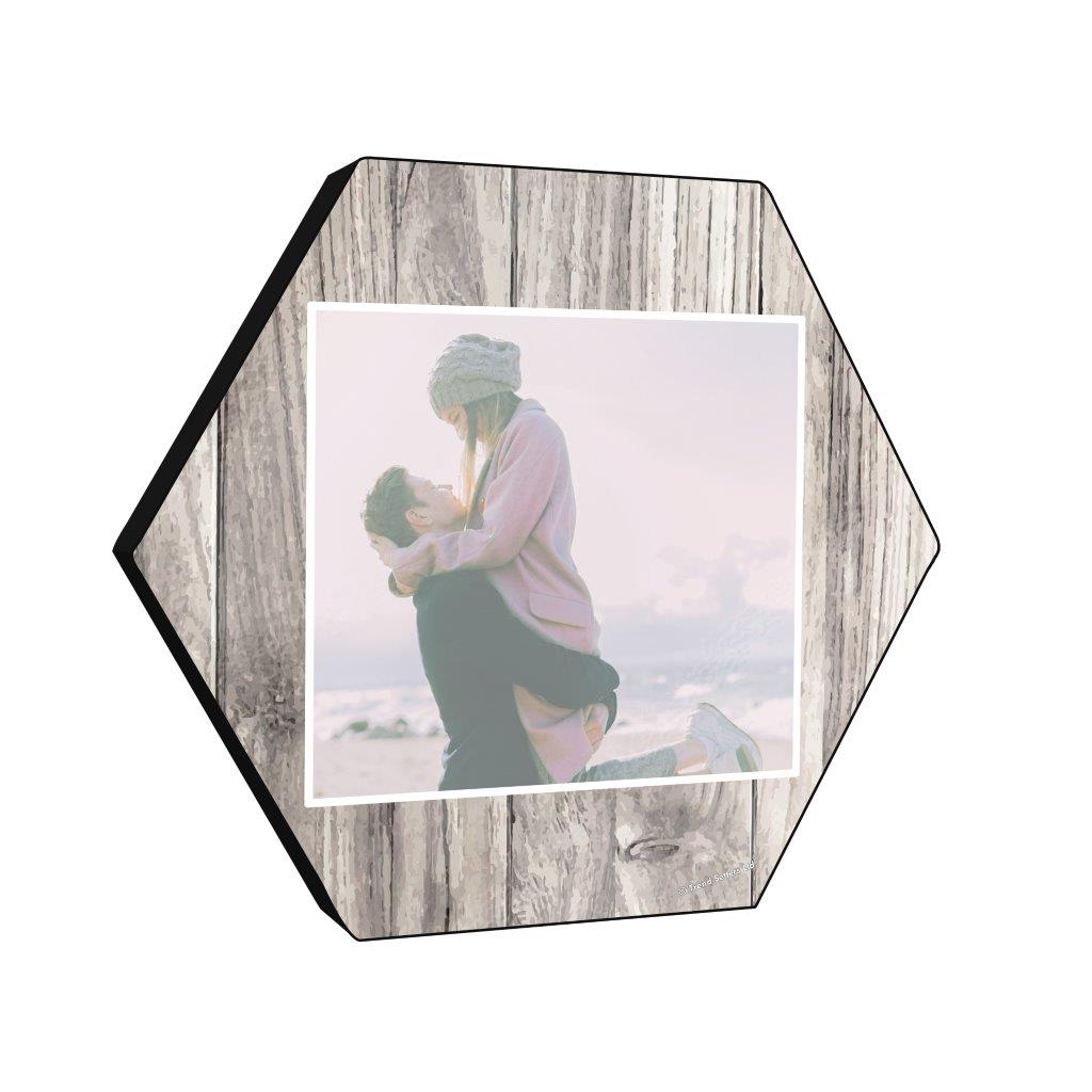 Family Collection (Every Family Has A Story - White - Upload) 11.5" X 10" KNEXAGON Wood Print