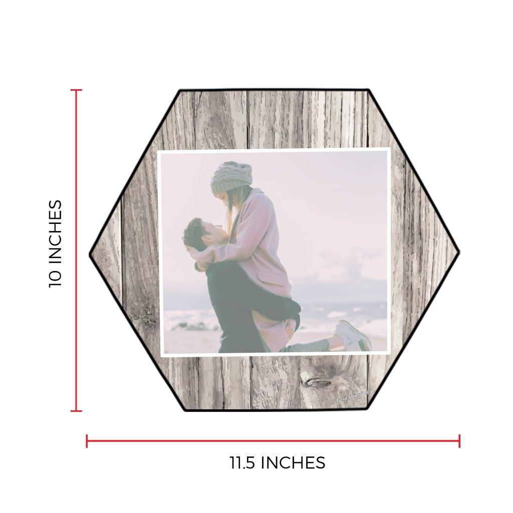 Family Collection (Every Family Has A Story - White - Upload) 11.5" X 10" KNEXAGON Wood Print