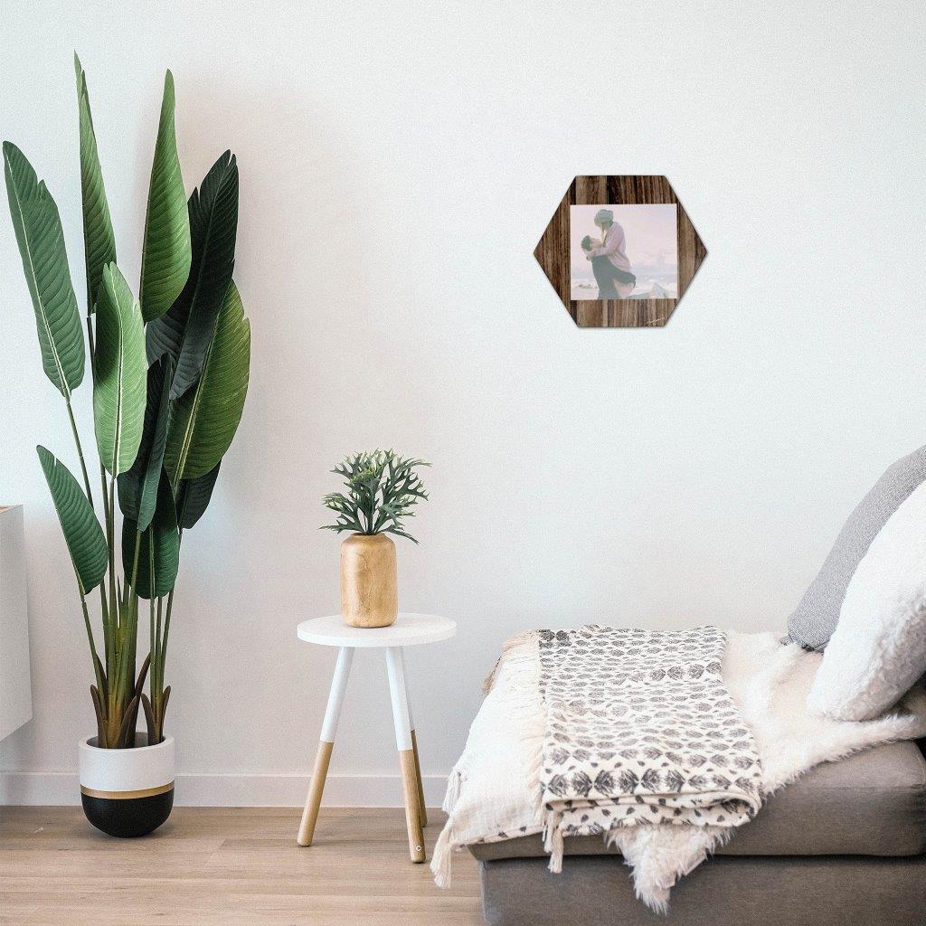 Family Collection (Every Family Has A Story - Brown - Upload) 11.5" X 10" KNEXAGON Wood Print