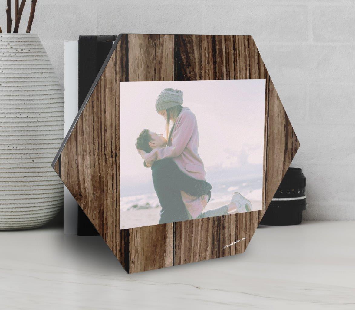 Family Collection (Every Family Has A Story - Brown - Upload) 11.5" X 10" KNEXAGON Wood Print