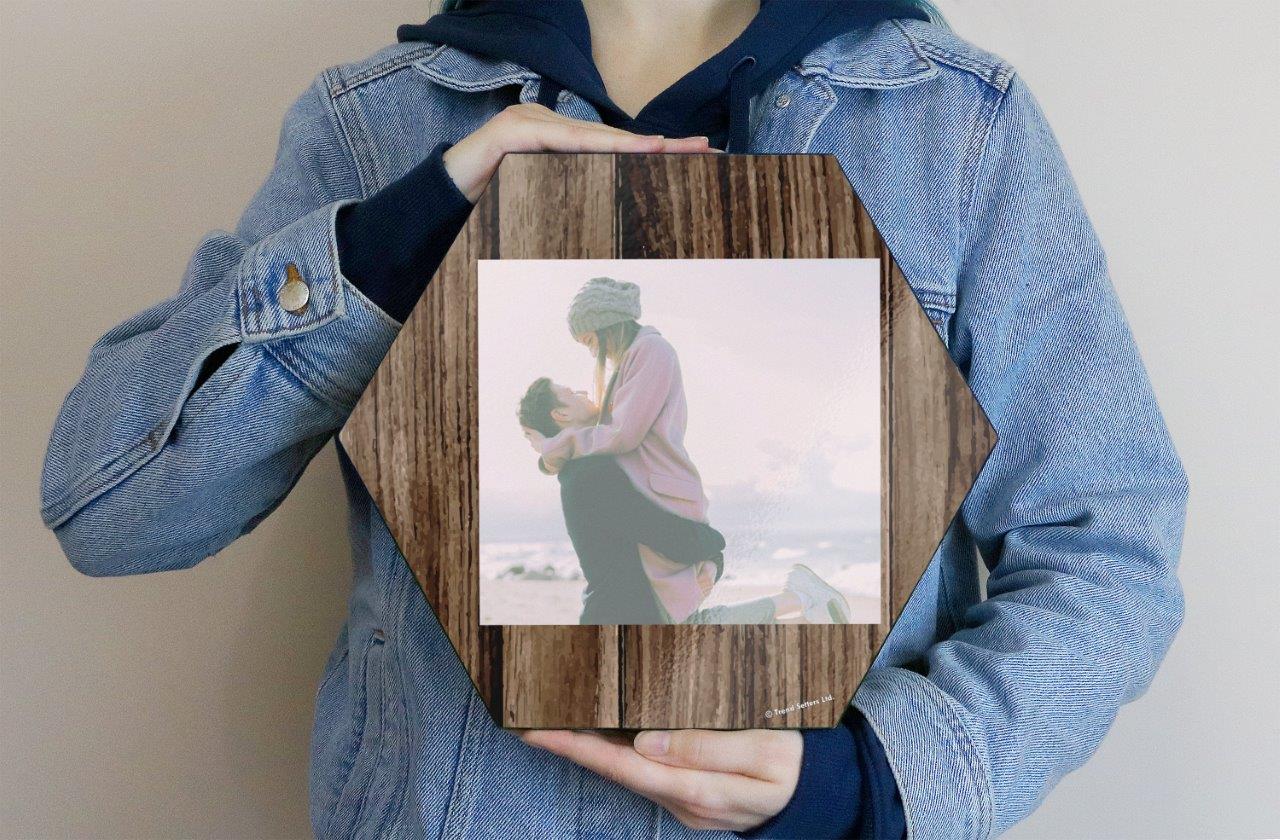 Family Collection (Every Family Has A Story - Brown - Upload) 11.5" X 10" KNEXAGON Wood Print