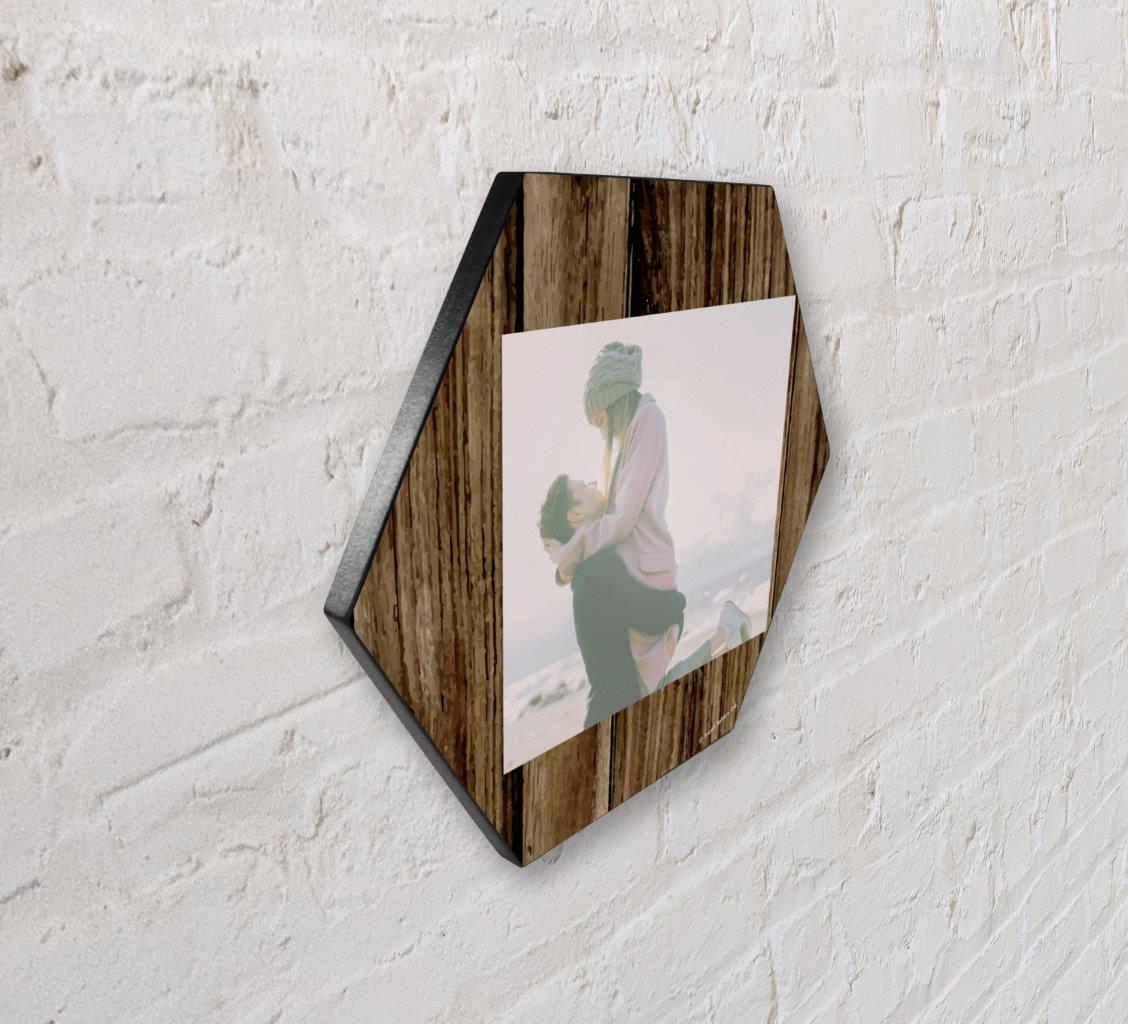 Family Collection (Every Family Has A Story - Brown - Upload) 11.5" X 10" KNEXAGON Wood Print