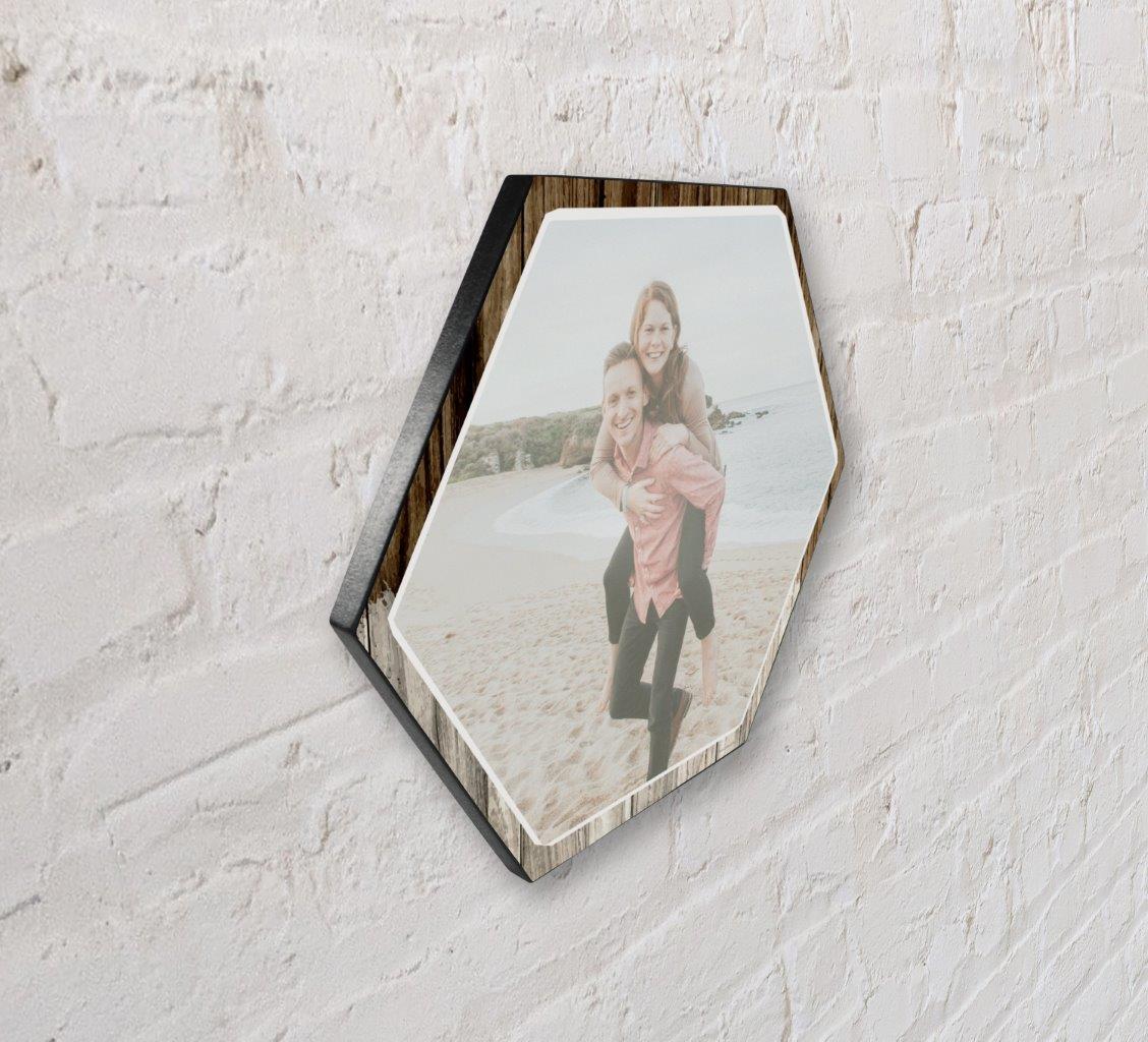 Family Collection (Every Family Has A Story - Full Photo - Upload) 11.5" X 10" KNEXAGON Wood Print