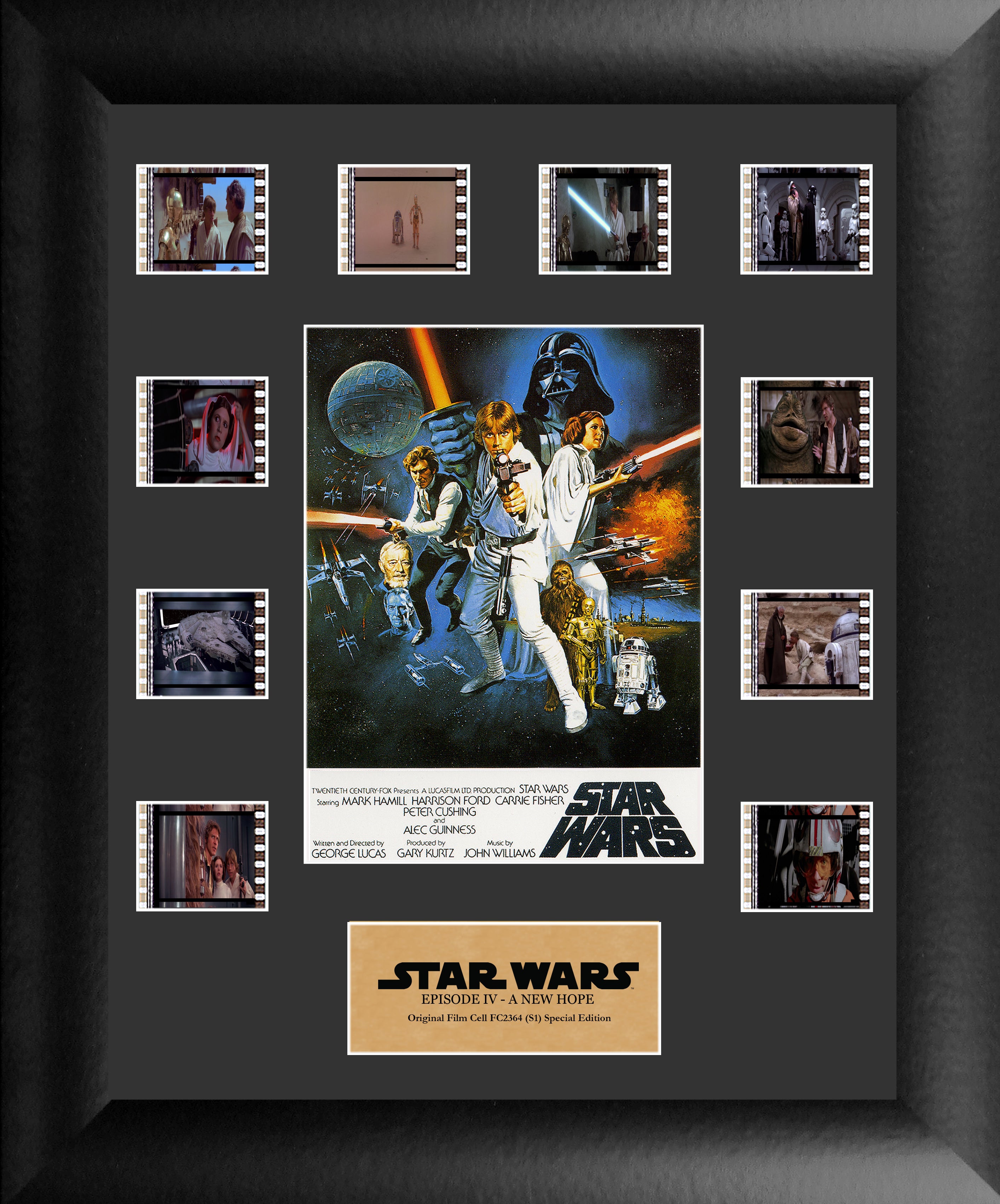 Star Wars: Episode IV (A New Hope) FilmCells Presentation Mini Montage Wall Art USFC2364