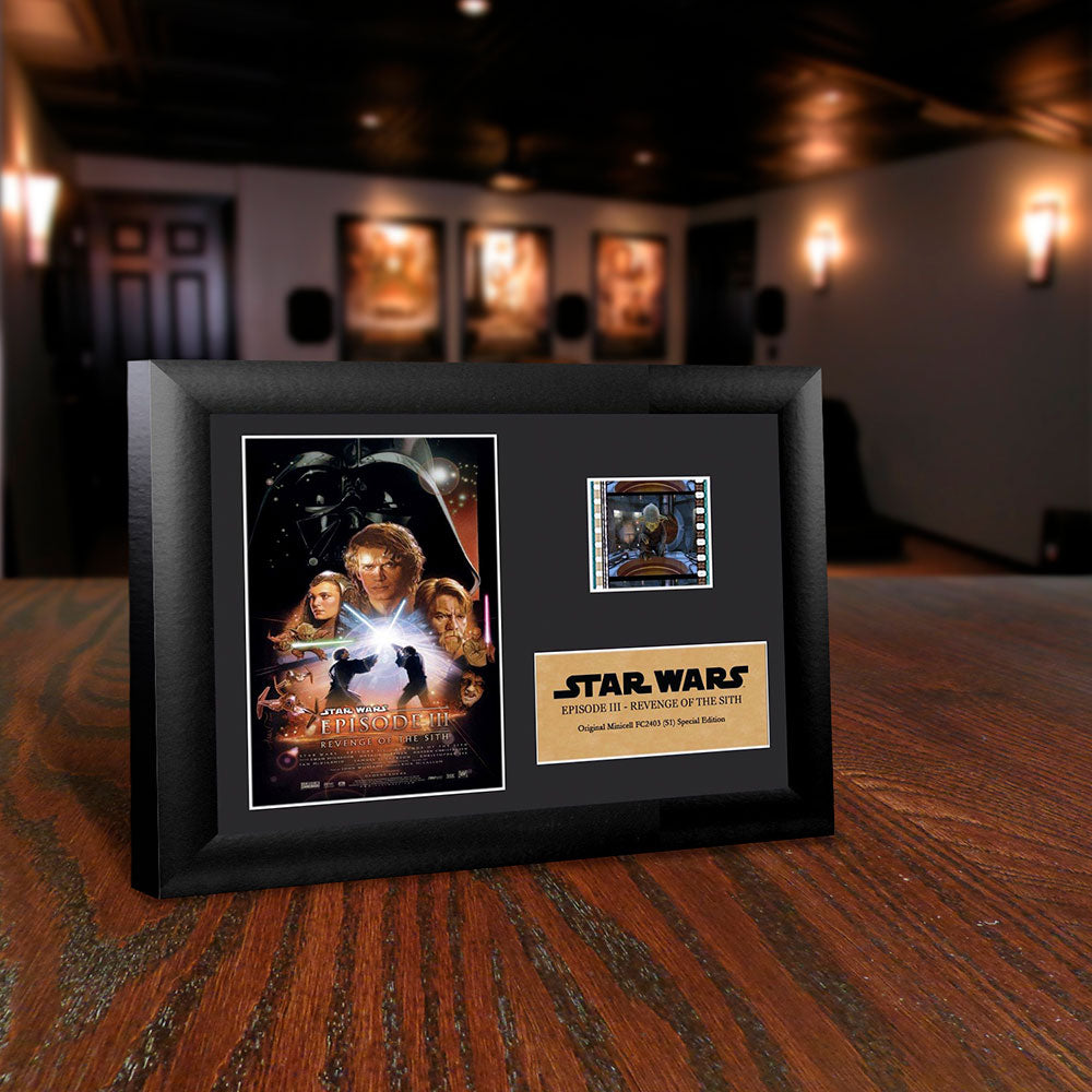 Star Wars Episode III Revenge of the Sith Minicell FilmCells Framed Desktop Presentation USFC2403