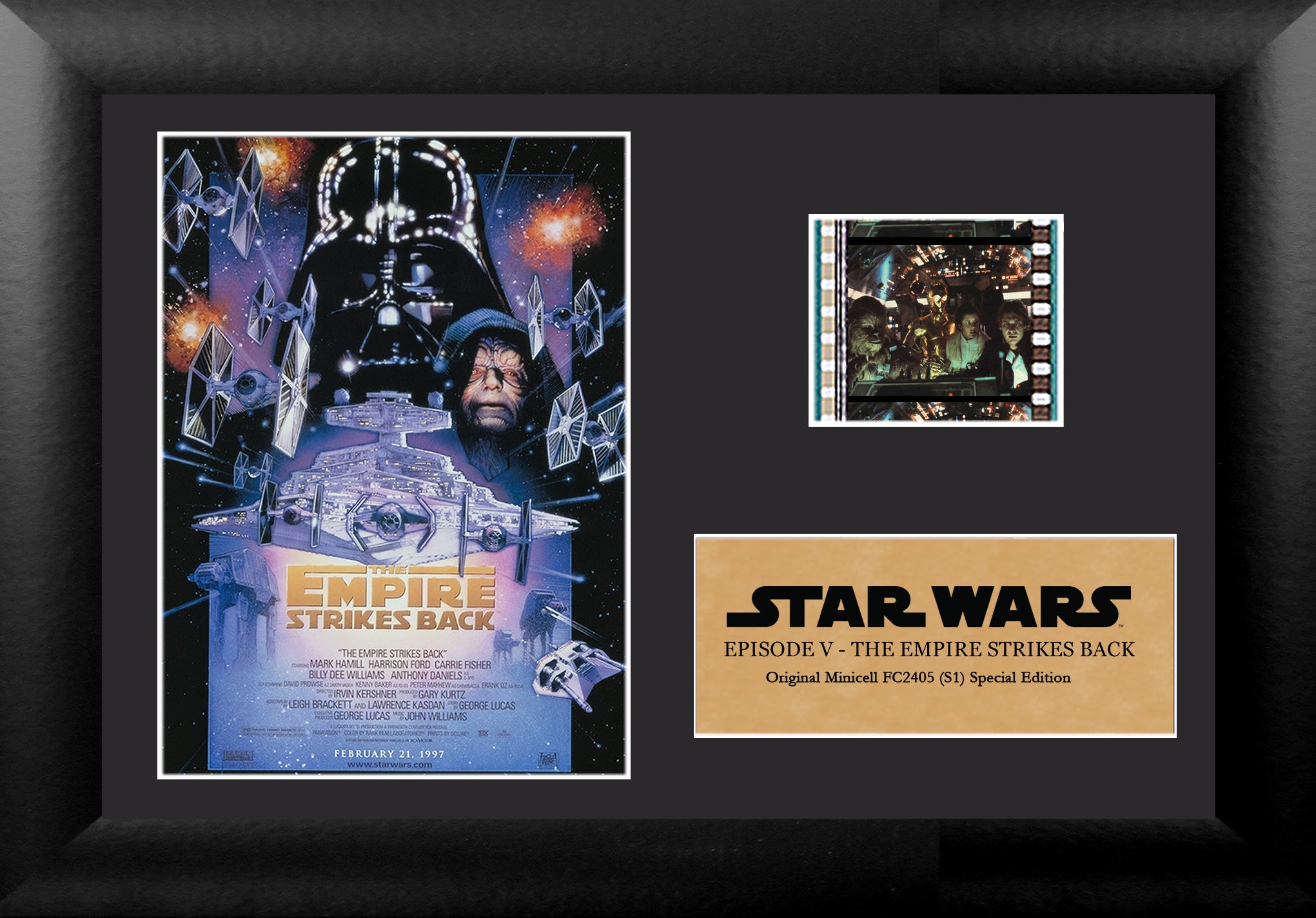 Star Wars: Episode V (The Empire Strikes Back) Minicell FilmCells Presentation with Easel Stand USFC2405