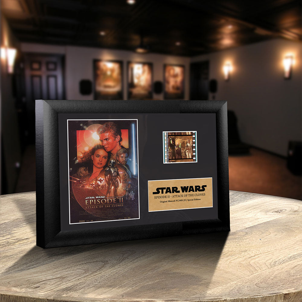Star Wars Episode II Attack of the Clones Minicell FilmCells Framed Desktop Presentation USFC2408
