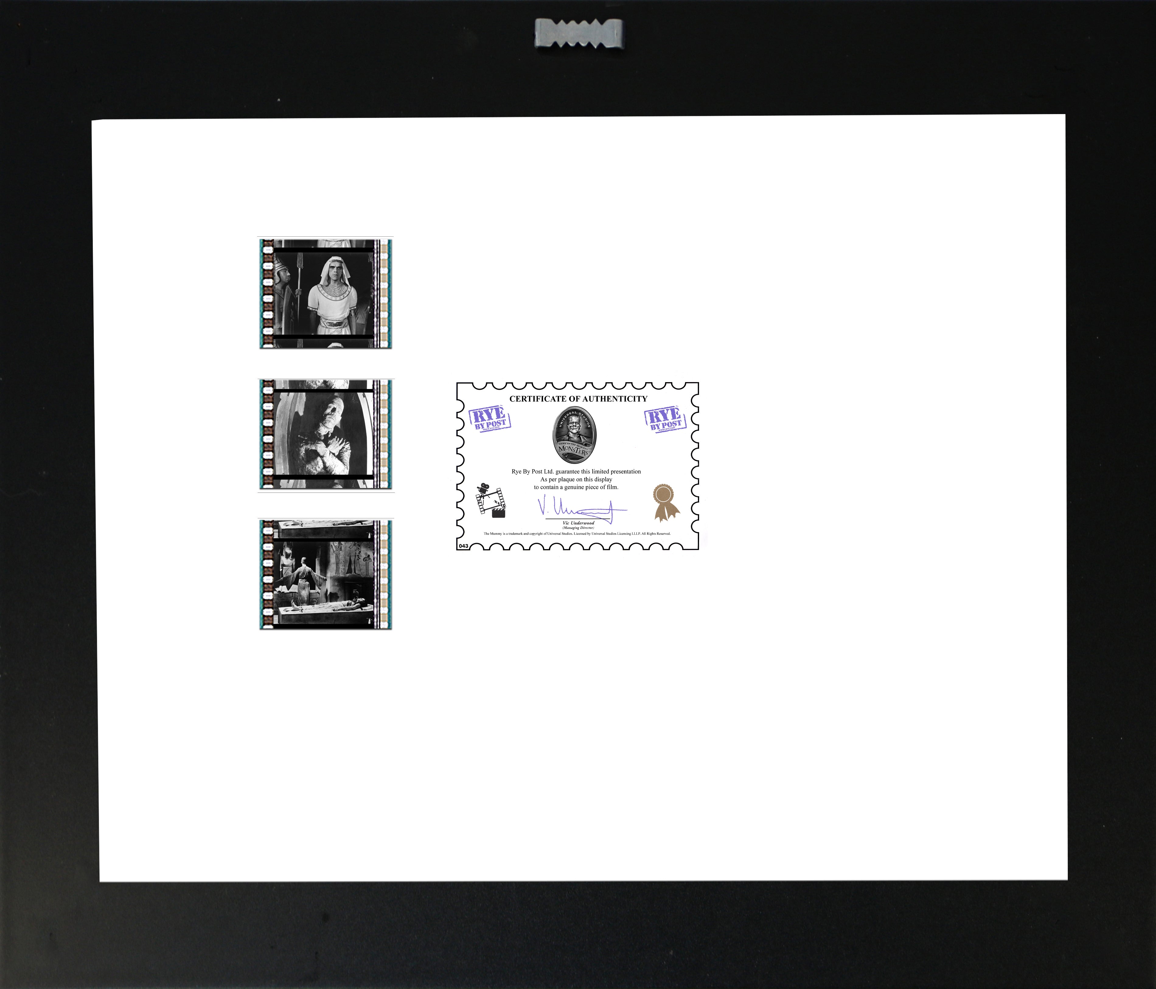 The Mummy (Boris Karloff - 1932) Limited Edition Double FilmCells Presentation USFC2423